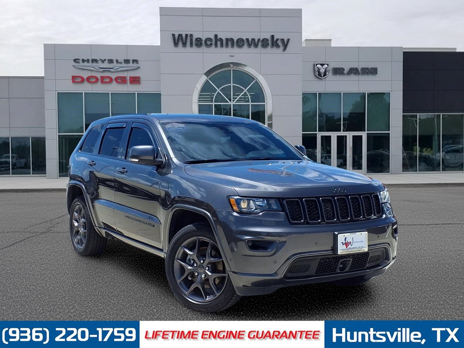Gray (Granite Crystal Metallic Clearcoat) 2021 Jeep Grand Cherokee SUV / Crossover Four-Wheel Drive 8-Speed Automatic