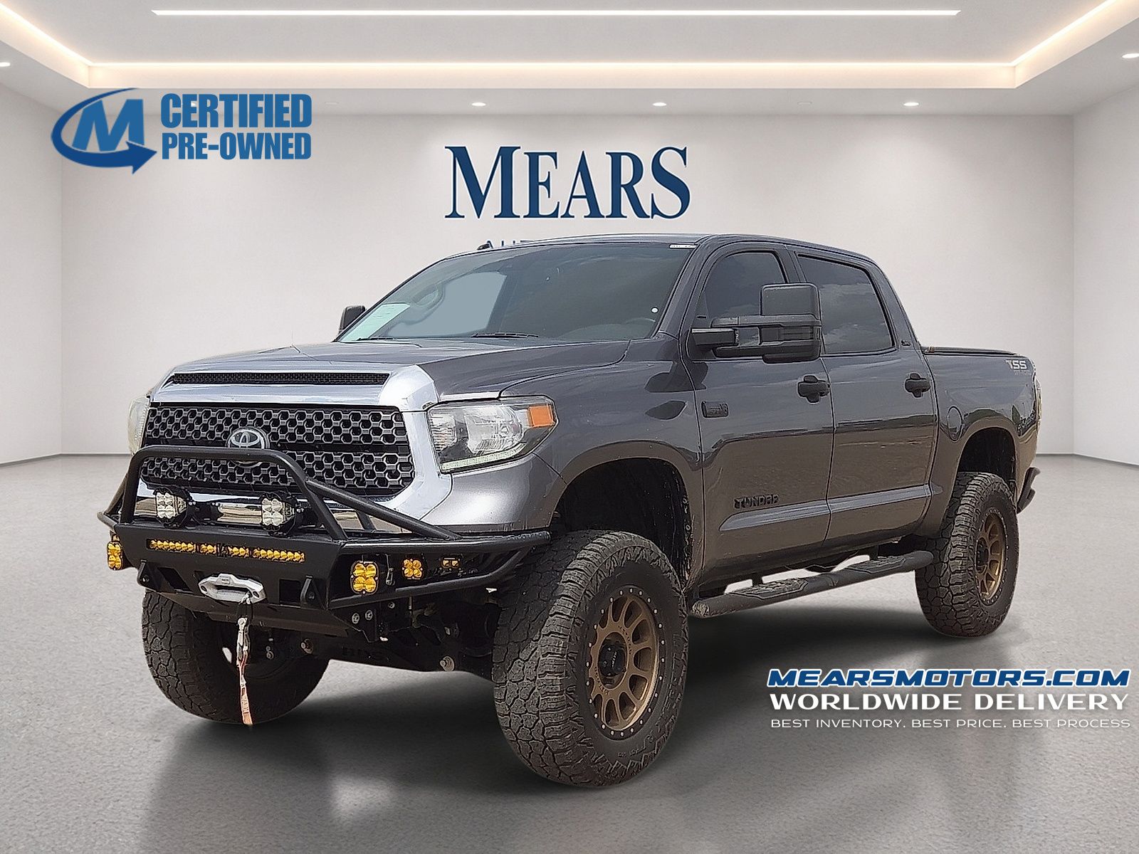 Magnetic Gray Metallic 2019 Toyota Tundra Pickup Truck Four-Wheel Drive 6-Speed Automatic