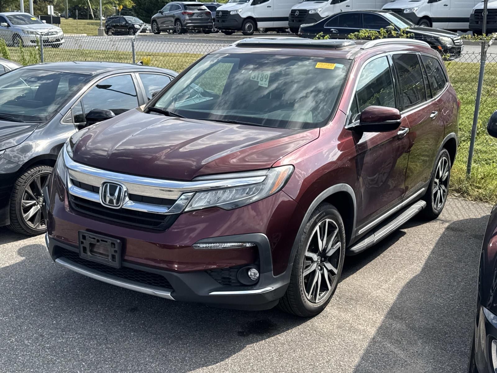 Red (Deep Scarlet Pearl) 2021 Honda Pilot SUV / Crossover All-Wheel Drive 9-Speed Automatic