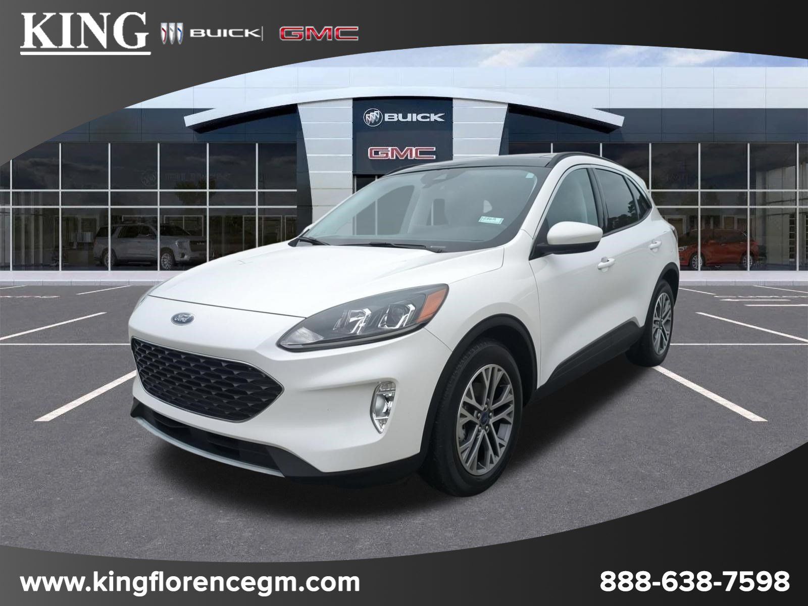 White Metallic 2022 Ford Escape SUV / Crossover Front-Wheel Drive 8-Speed Automatic