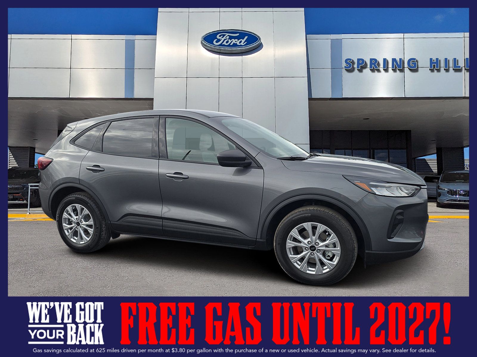 Gray Metallic 2026 Ford Escape SUV / Crossover Front-Wheel Drive 8-Speed Automatic