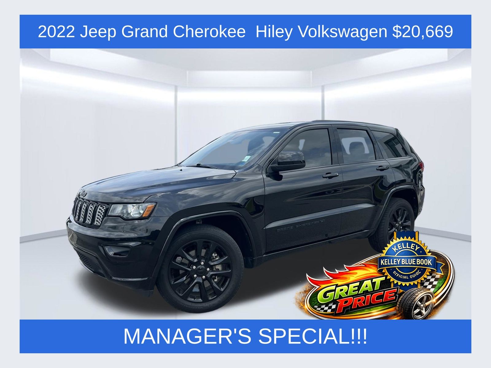 Diamond Black Crystal Pearlcoat 2022 Jeep Grand Cherokee SUV / Crossover 4X2 8-Speed Automatic