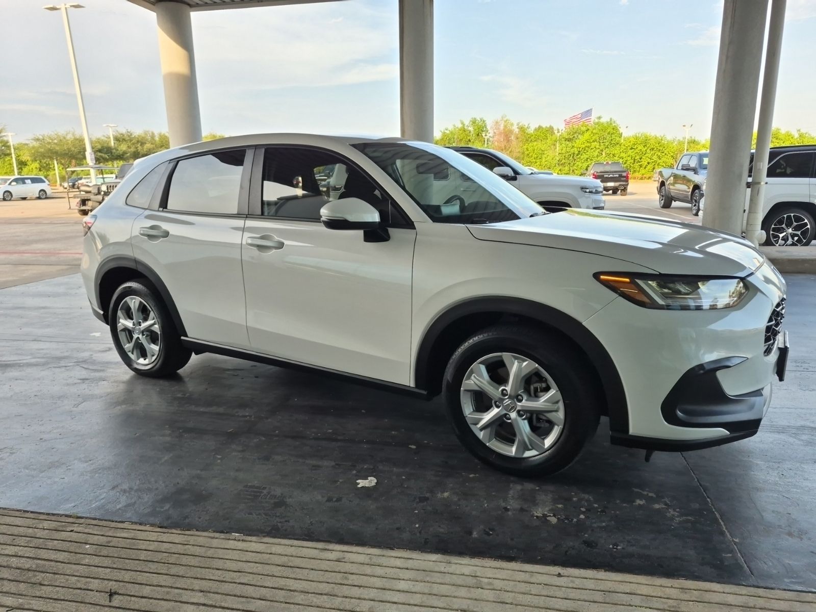 2025 Honda HR-V LX White at Martin Chrysler Dodge Jeep Ram