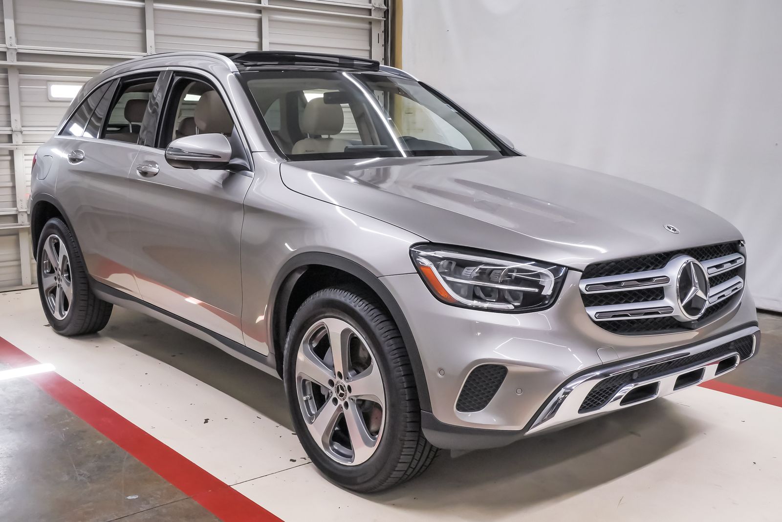 2021 Mercedes-Benz GLC GLC 300 Silver at Texan Dodge Chrysler Jeep Ram