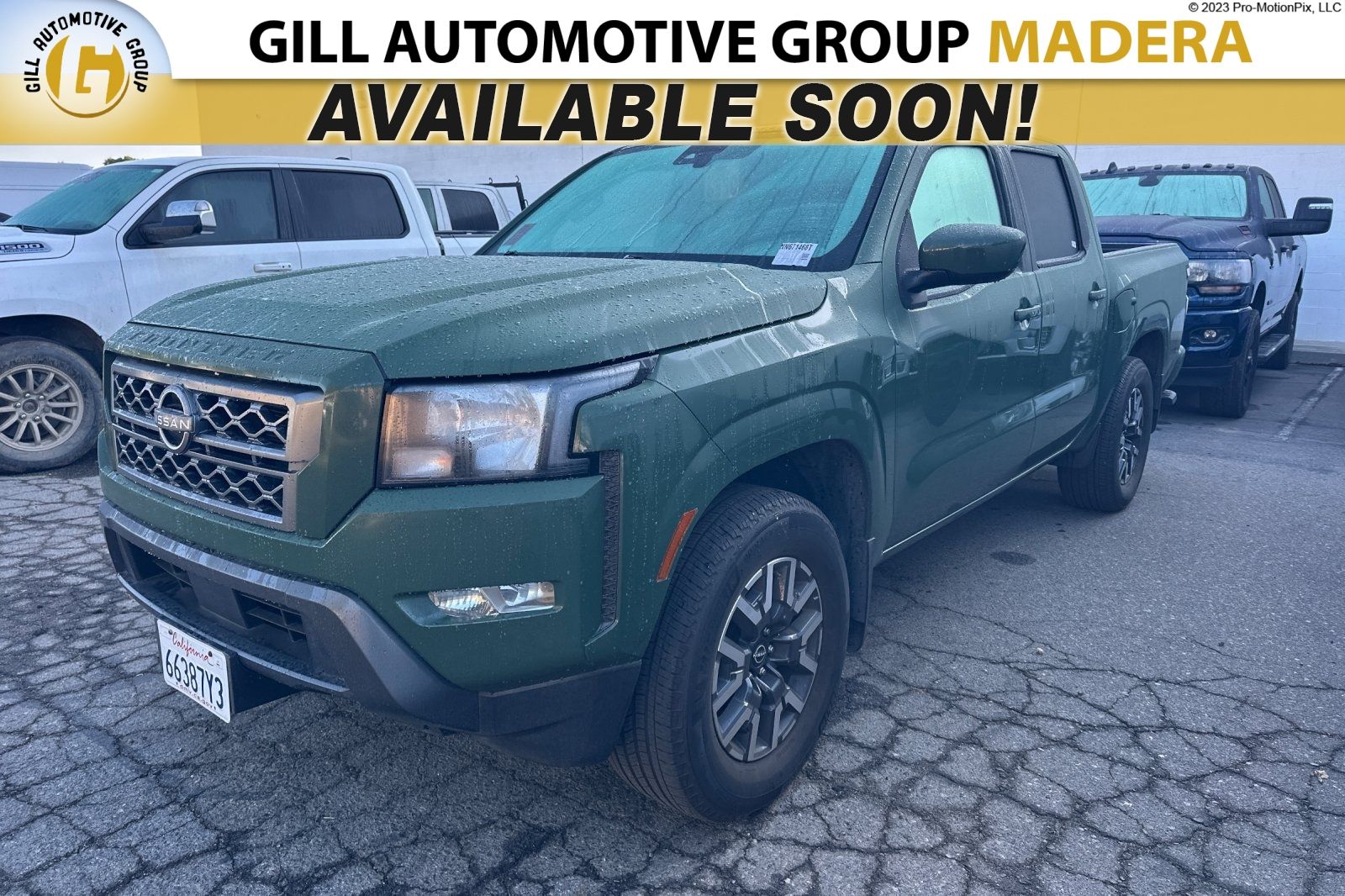 Tactical Green Metallic 2022 Nissan Frontier SV Crew Cab RWD Pickup Truck 4X2 9-Speed Automatic