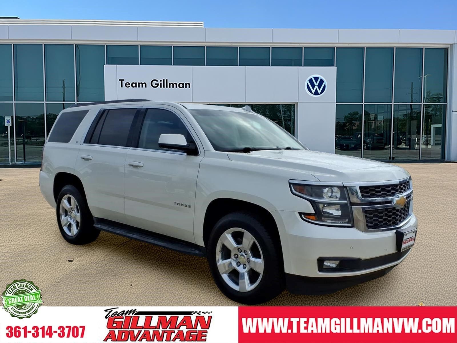 White Diamond Tricoat 2015 Chevrolet Tahoe LT 4WD SUV / Crossover Four-Wheel Drive 6-Speed Automatic Overdrive
