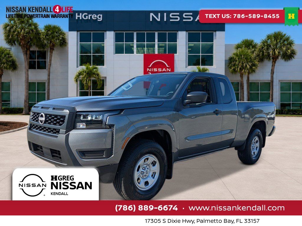 Gray (Gun Metallic) 2026 Nissan Frontier Pickup Truck Four-Wheel Drive 9-Speed Automatic Overdrive