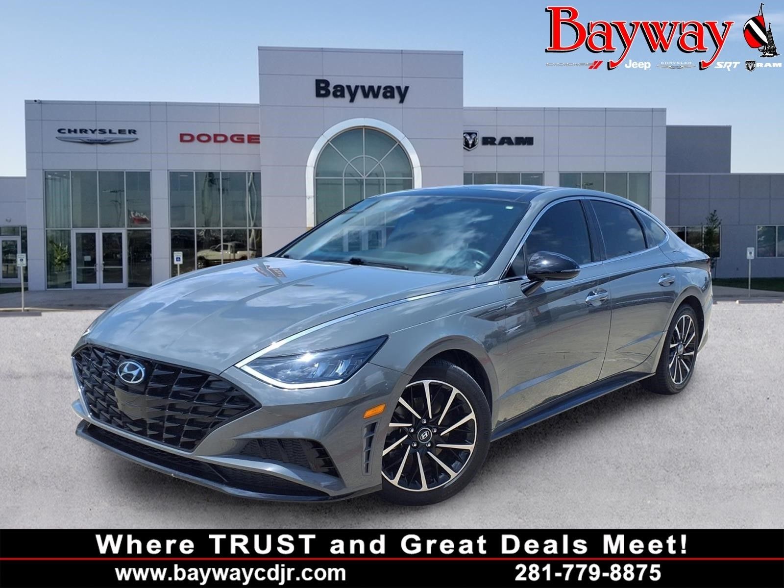 2020 Hyundai Sonata SEL Plus Gray at Baytown Hyundai