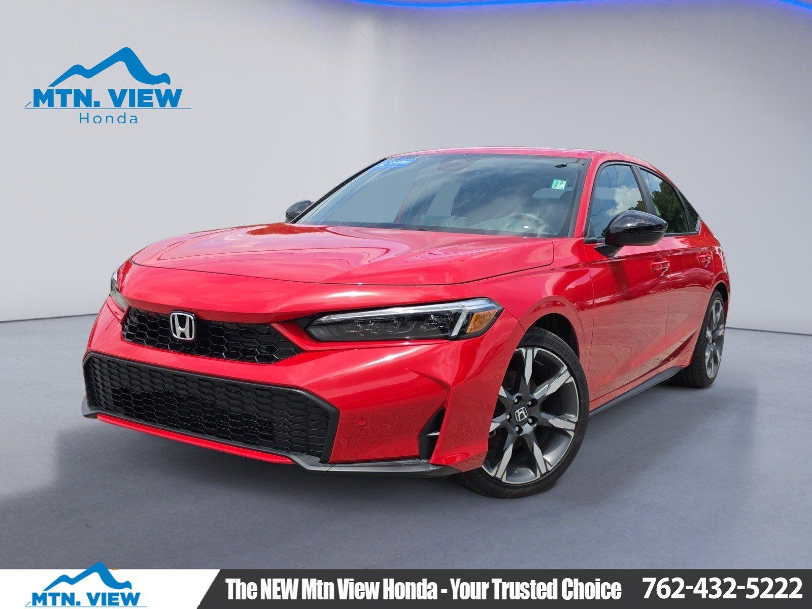 Rallye Red 2026 Honda Civic Hybrid Sport Touring Hatchback FWD Hatchback Front-Wheel Drive Continuously Variable Transmission
