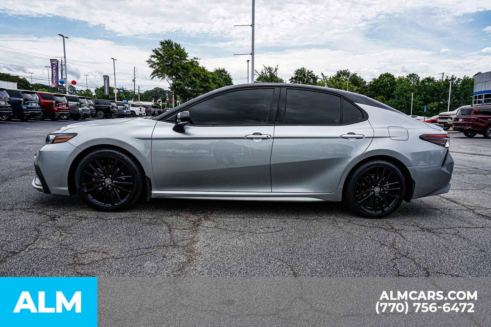 Used 2021 Silver Toyota XSE V6 image 9