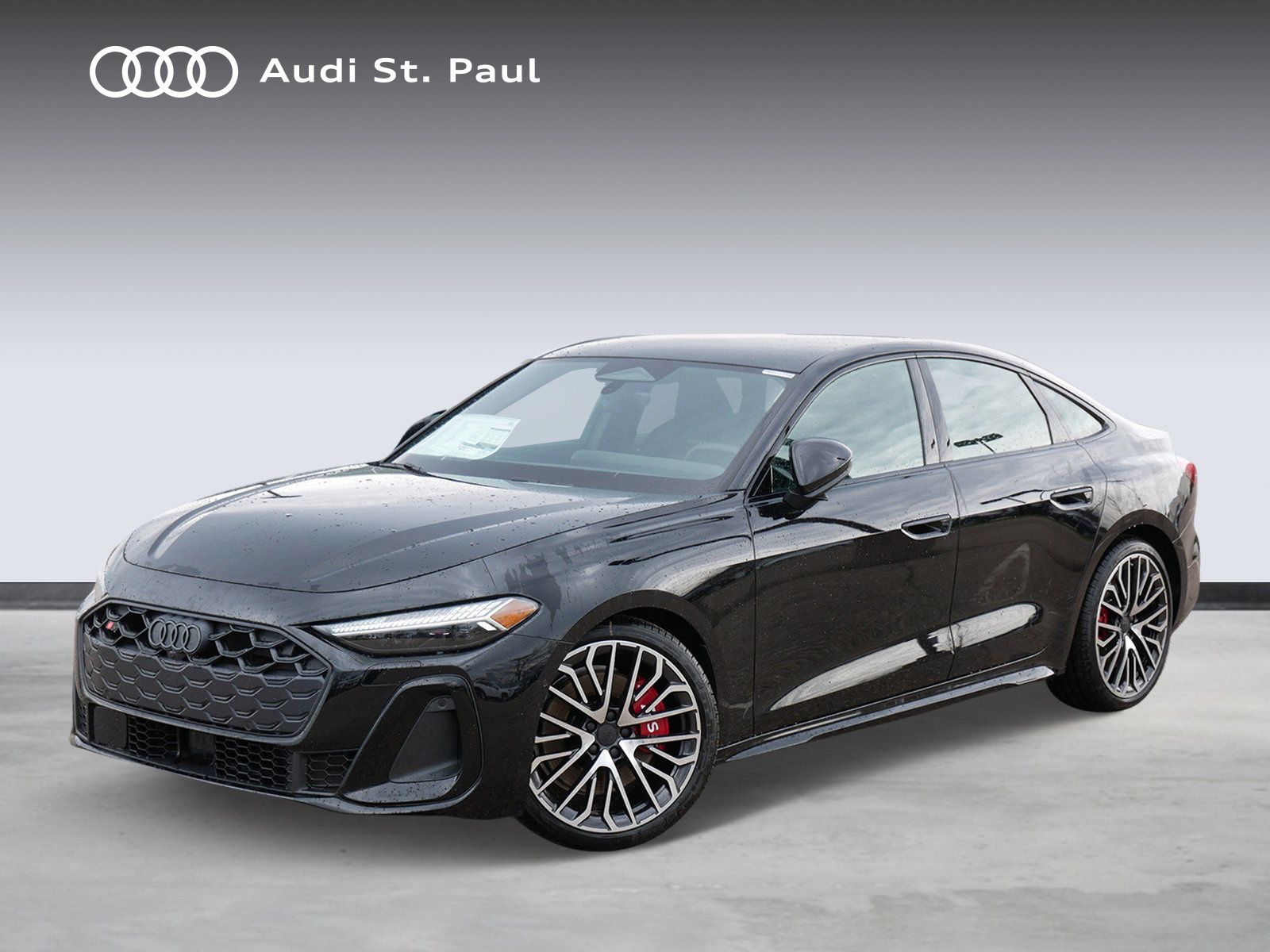 Mythos Black Metallic 2026 Audi S5 quattro Premium Plus TFSI Sedan All-Wheel Drive 7-Speed Automatic