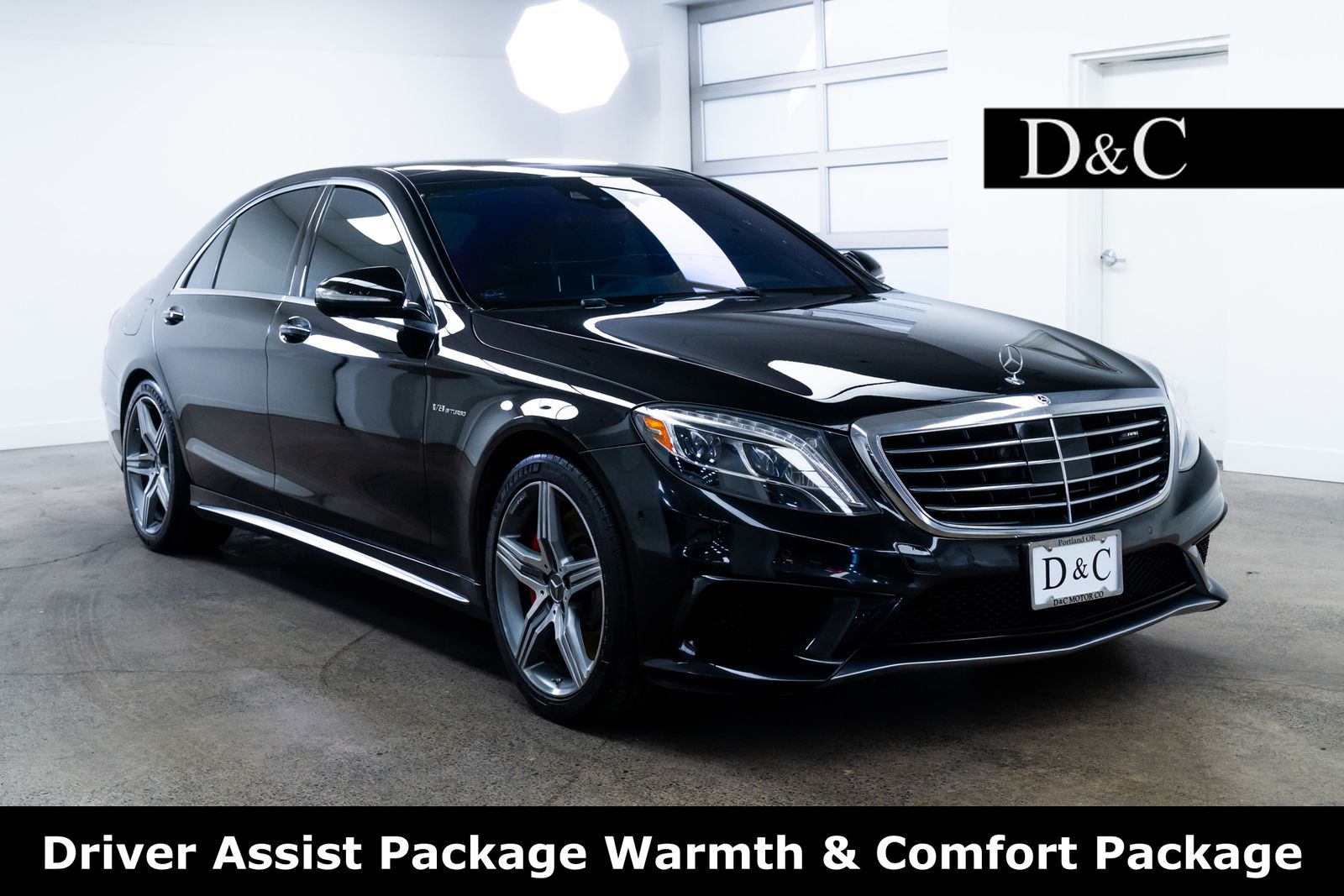 Black 2016 Mercedes-Benz S-Class S 63 AMG Sedan All-Wheel Drive 7-Speed Automatic