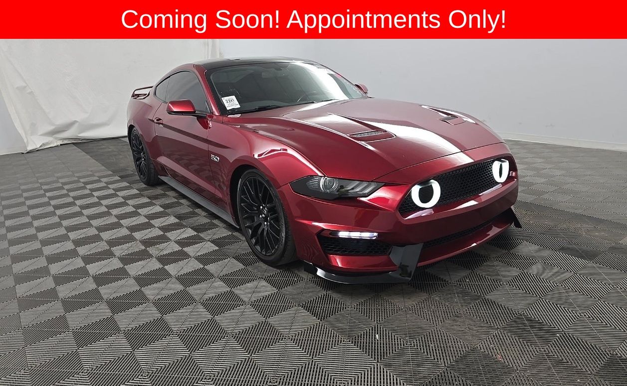 Ruby Red Metallic 2019 Ford Mustang Coupe Rear-Wheel Drive Automatic
