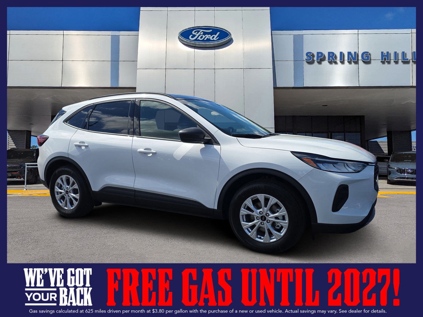 Oxford White 2026 Ford Escape SUV / Crossover Front-Wheel Drive 8-Speed Automatic