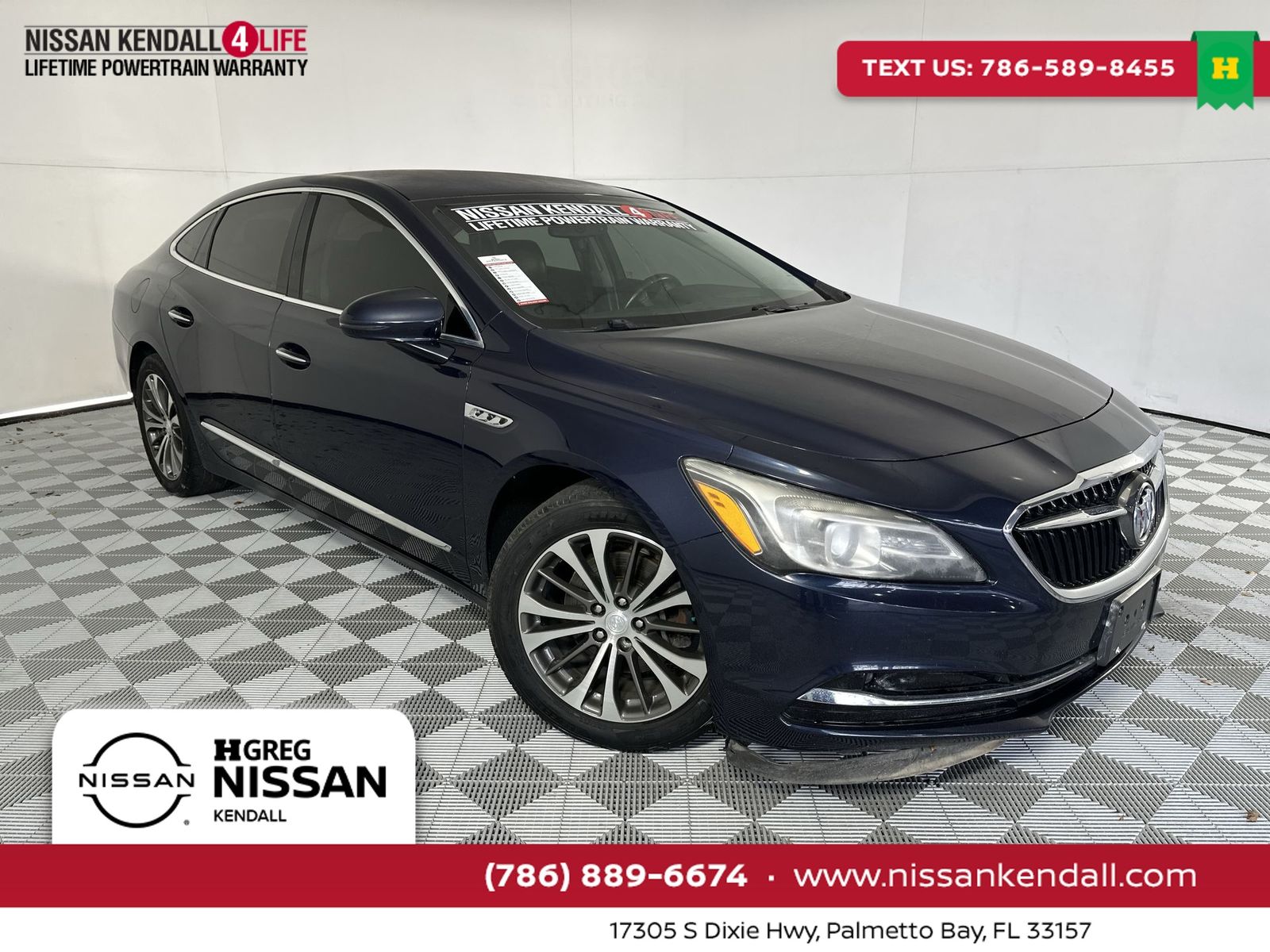 Dark Sapphire Blue Metallic 2017 Buick LaCrosse Premium FWD Sedan Front-Wheel Drive 8-Speed Automatic
