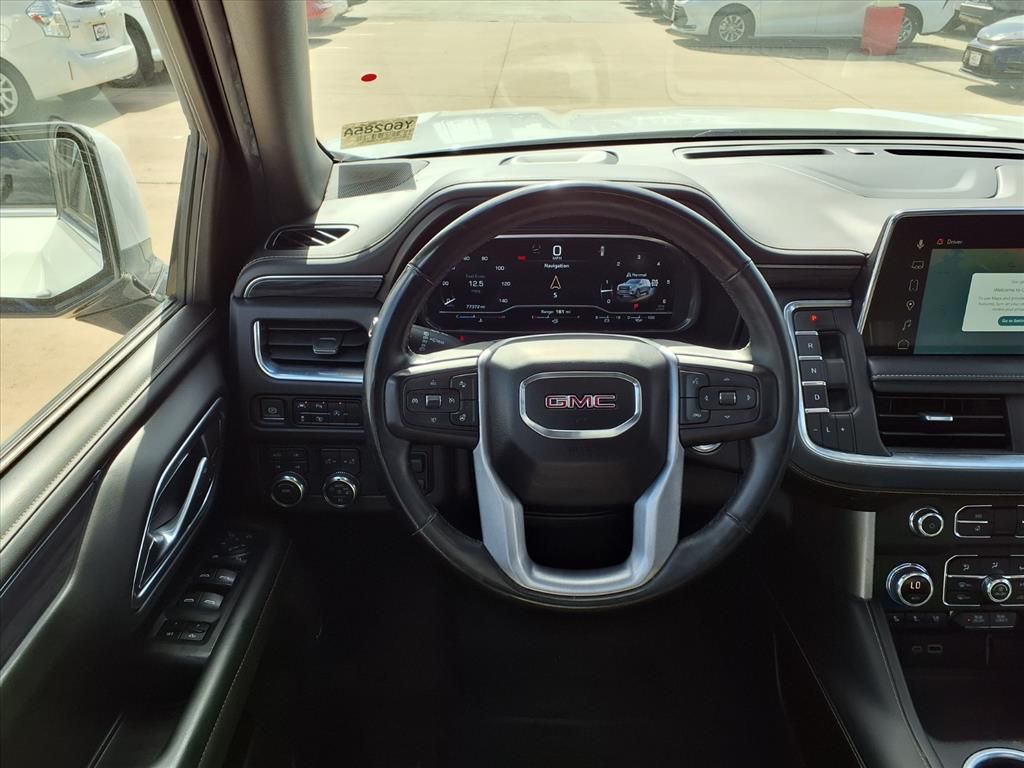 2023 GMC Yukon XL SLT White at Classic Chevrolet Galveston