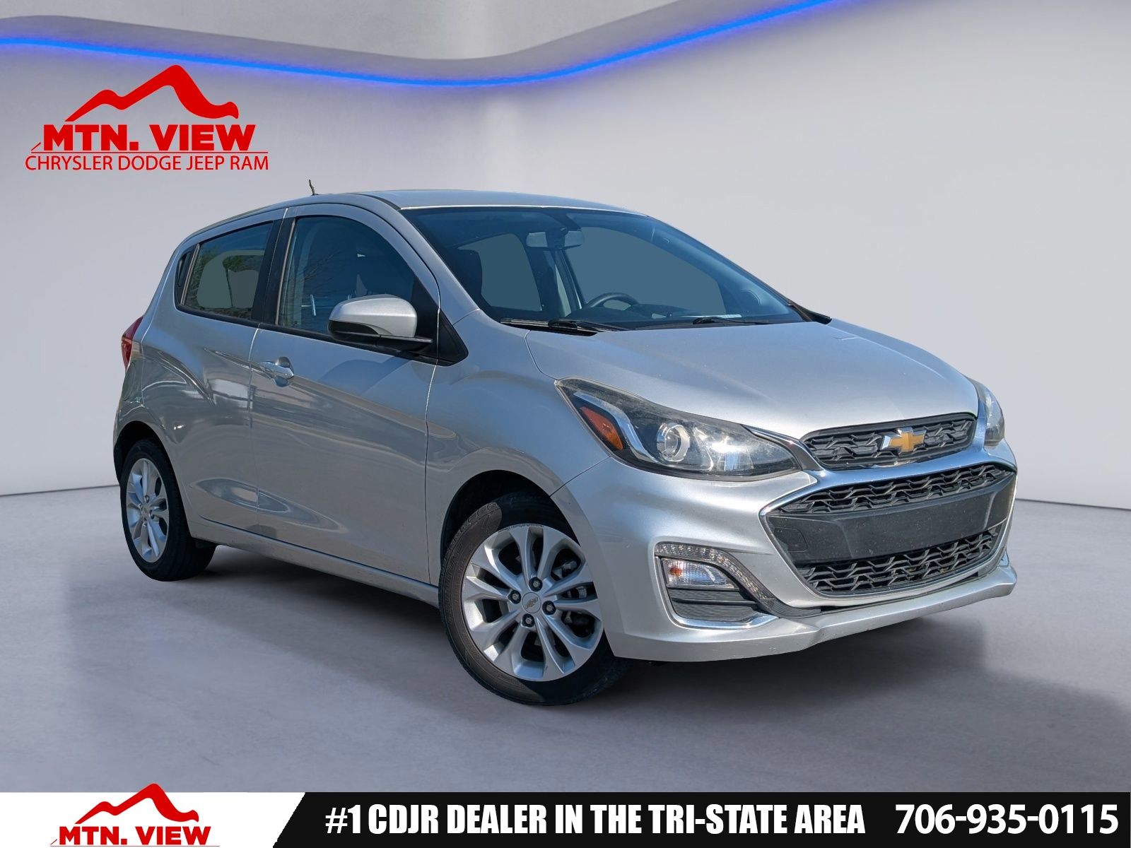 Silver Ice Metallic 2020 Chevrolet Spark 1LT FWD Hatchback Front-Wheel Drive Continuously Variable Transmission