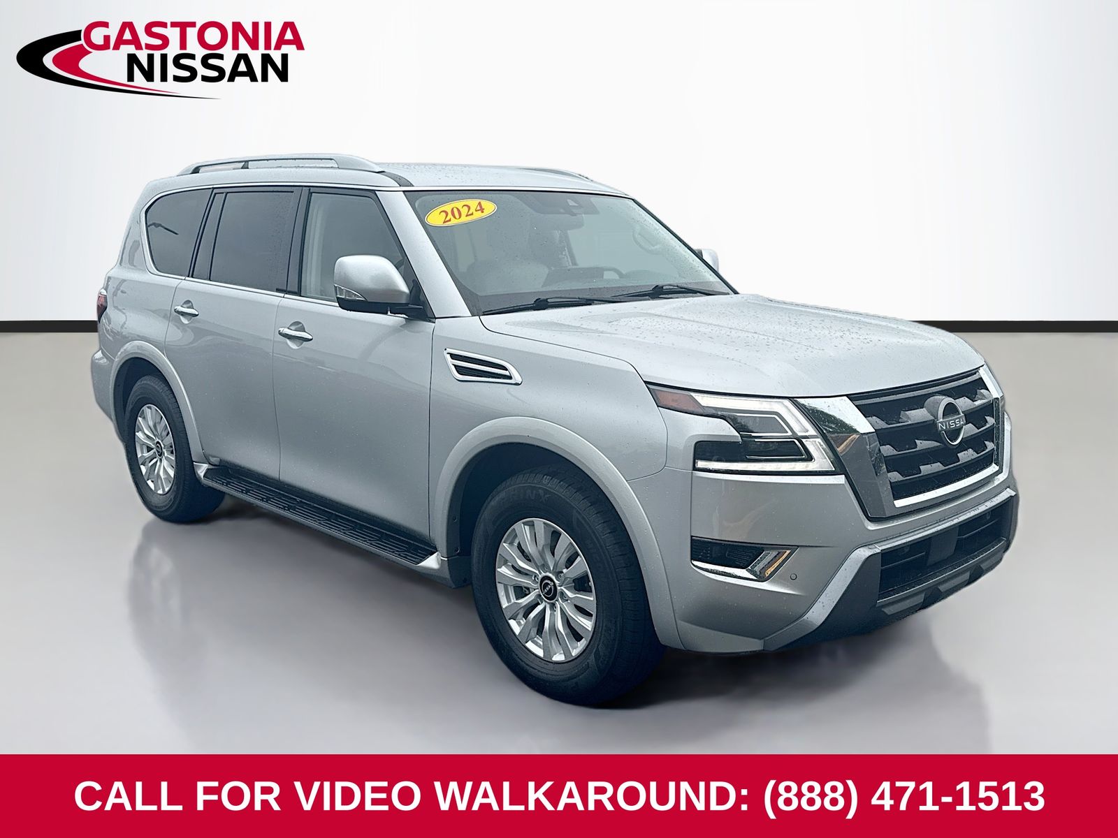 Brilliant Silver Metallic 2024 Nissan Armada SUV / Crossover 4X2 7-Speed Automatic