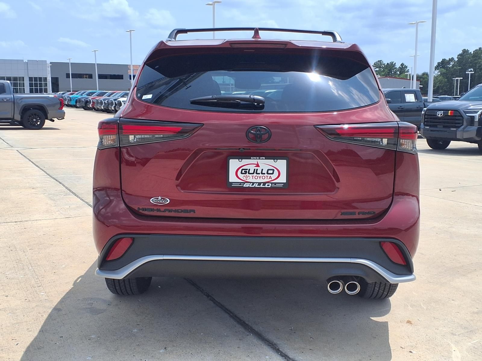 2026 Toyota Highlander XSE Red at Don McGill Toyota