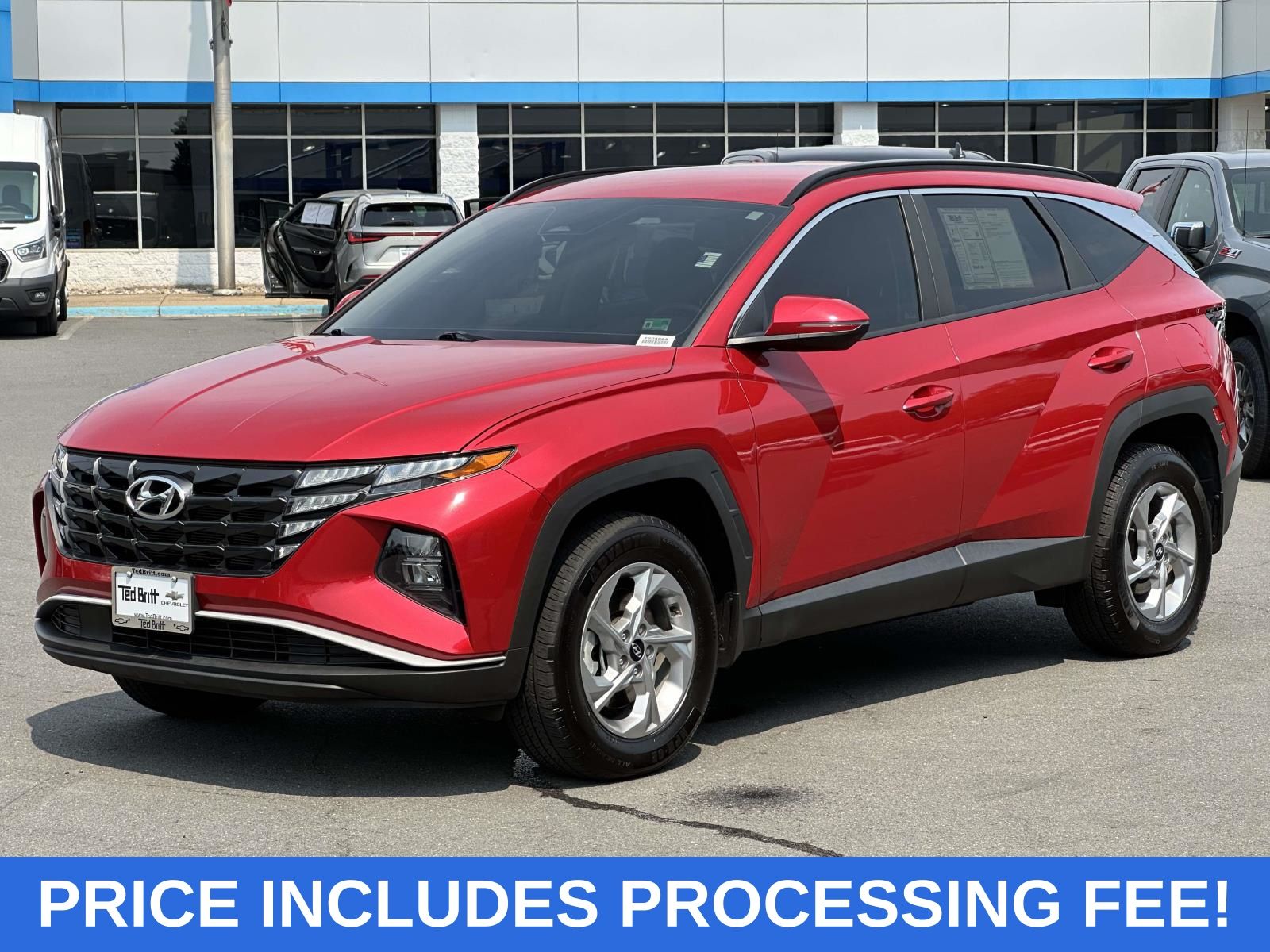 Calypso Red 2023 Hyundai Tucson SUV / Crossover All-Wheel Drive 8-Speed Automatic