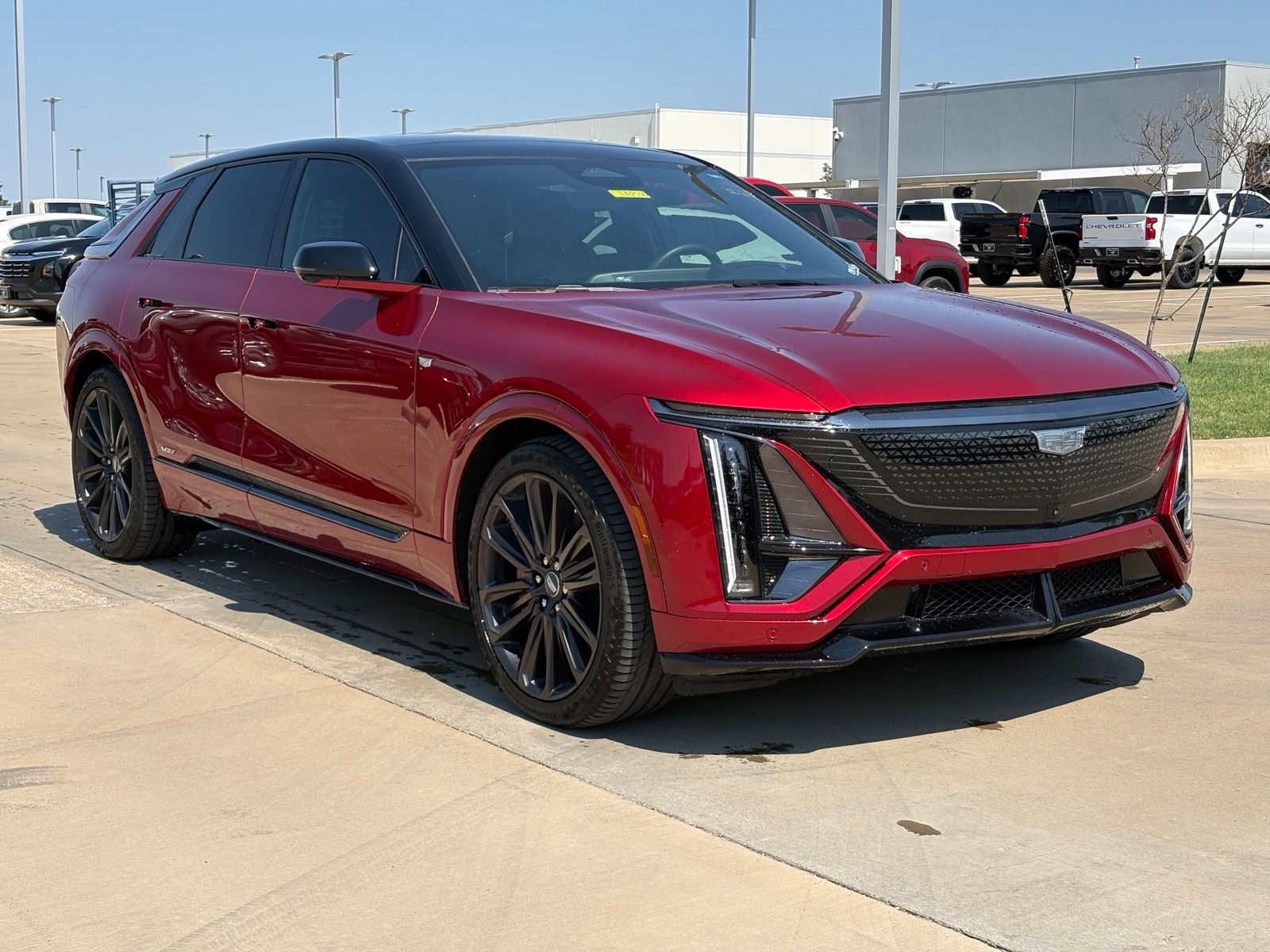 Radiant Red Tintcoat 2026 Cadillac LYRIQ-V SUV / Crossover All-Wheel Drive 1-Speed Automatic