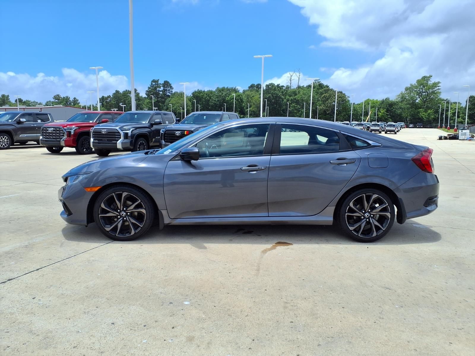 2020 Honda Civic Sport Gray at Bayshore Chrysler Jeep Dodge Ram