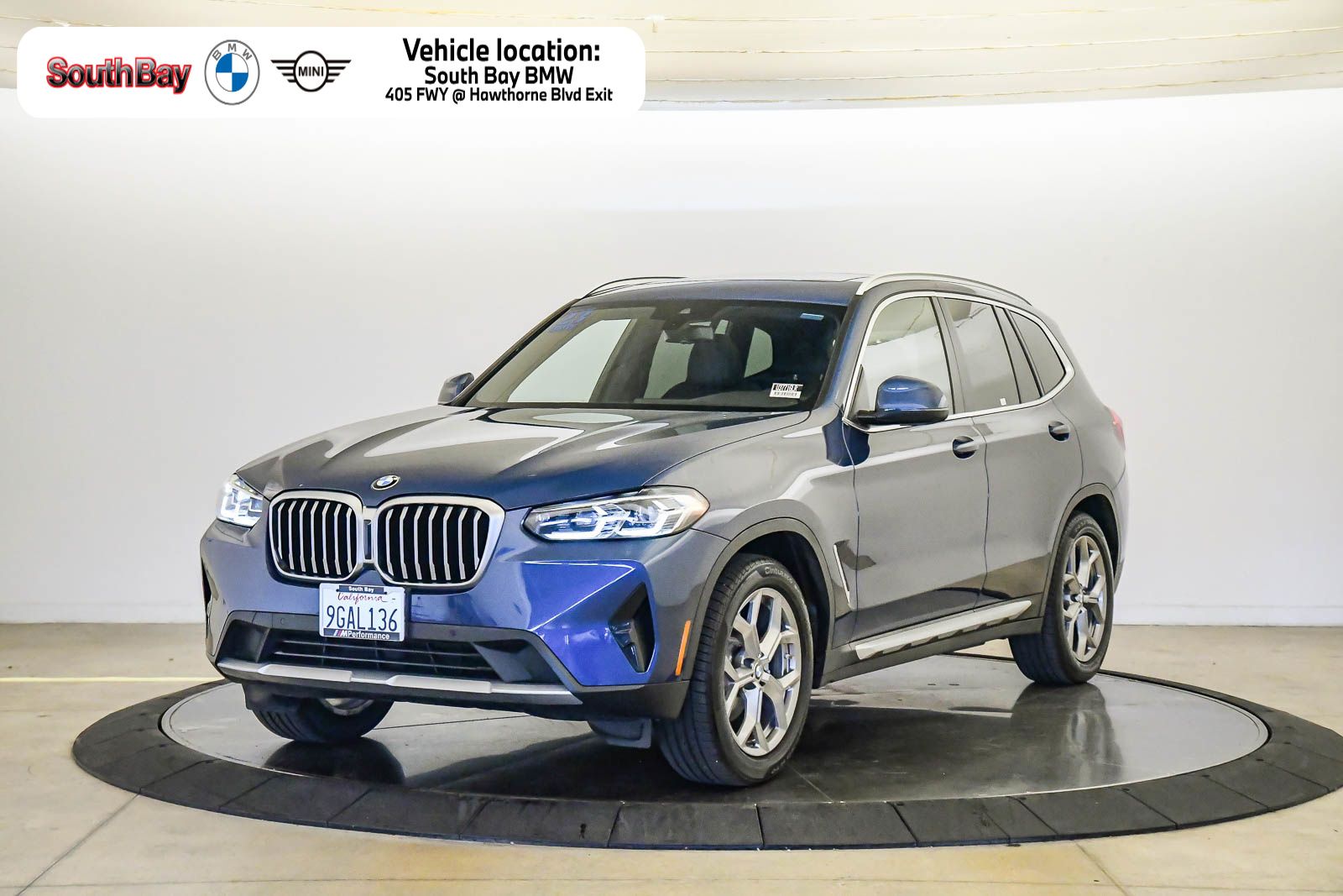 Phytonic Blue Metallic 2023 BMW X3 SUV / Crossover All-Wheel Drive 8-Speed Automatic