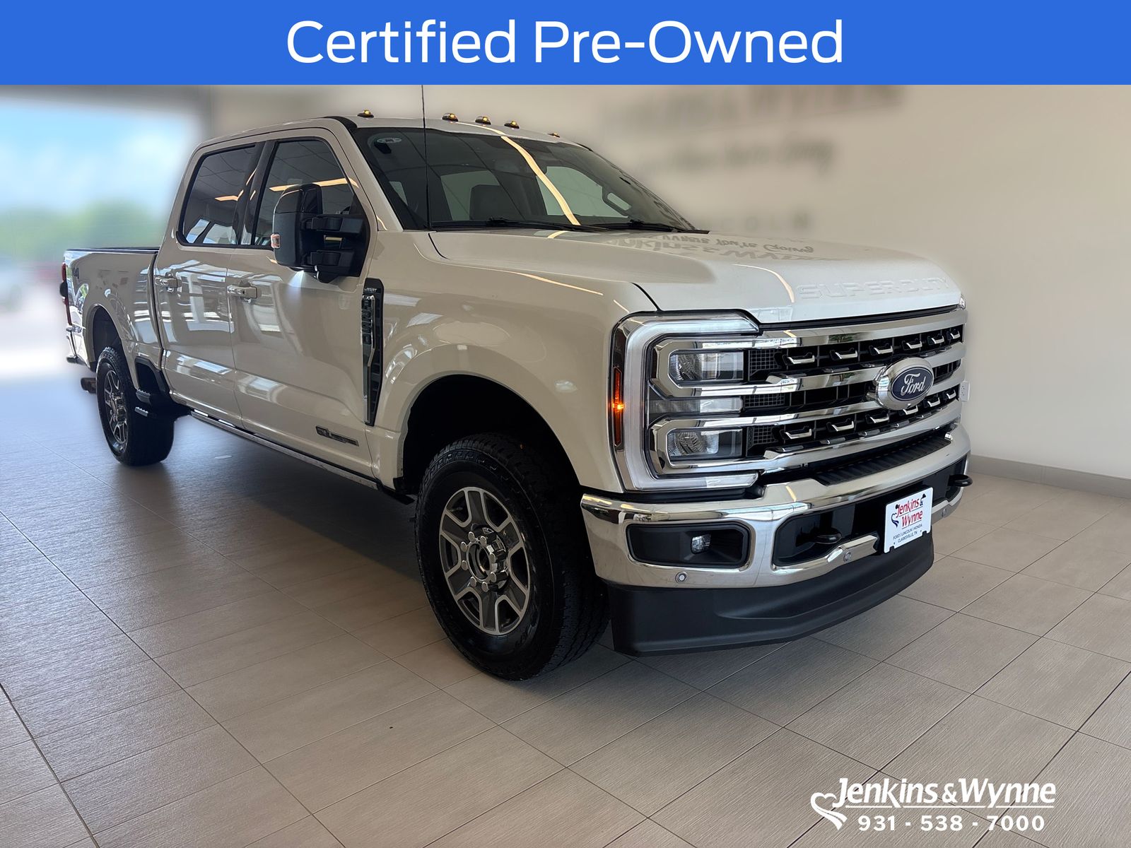 Star White Metallic Tri-Coat 2025 Ford F-250 Super Duty Pickup Truck Four-Wheel Drive Automatic