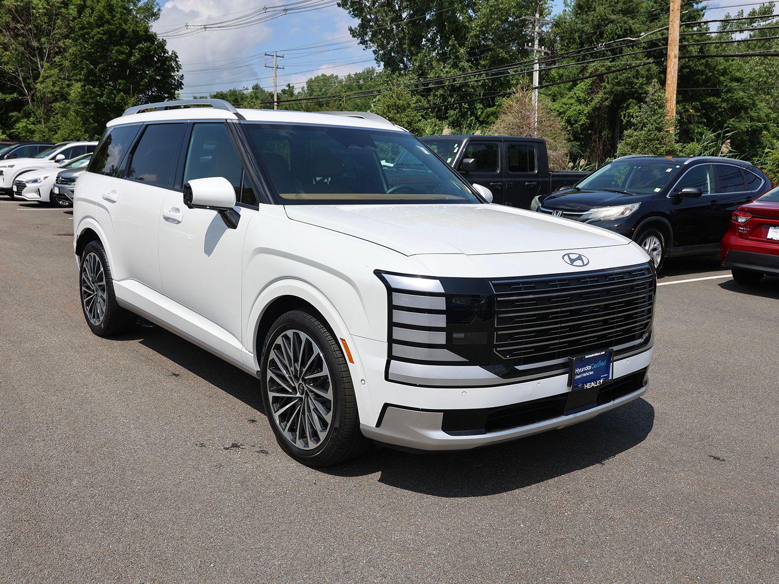 Creamy White Pearl 2026 Hyundai Palisade SUV / Crossover All-Wheel Drive 8-Speed Automatic