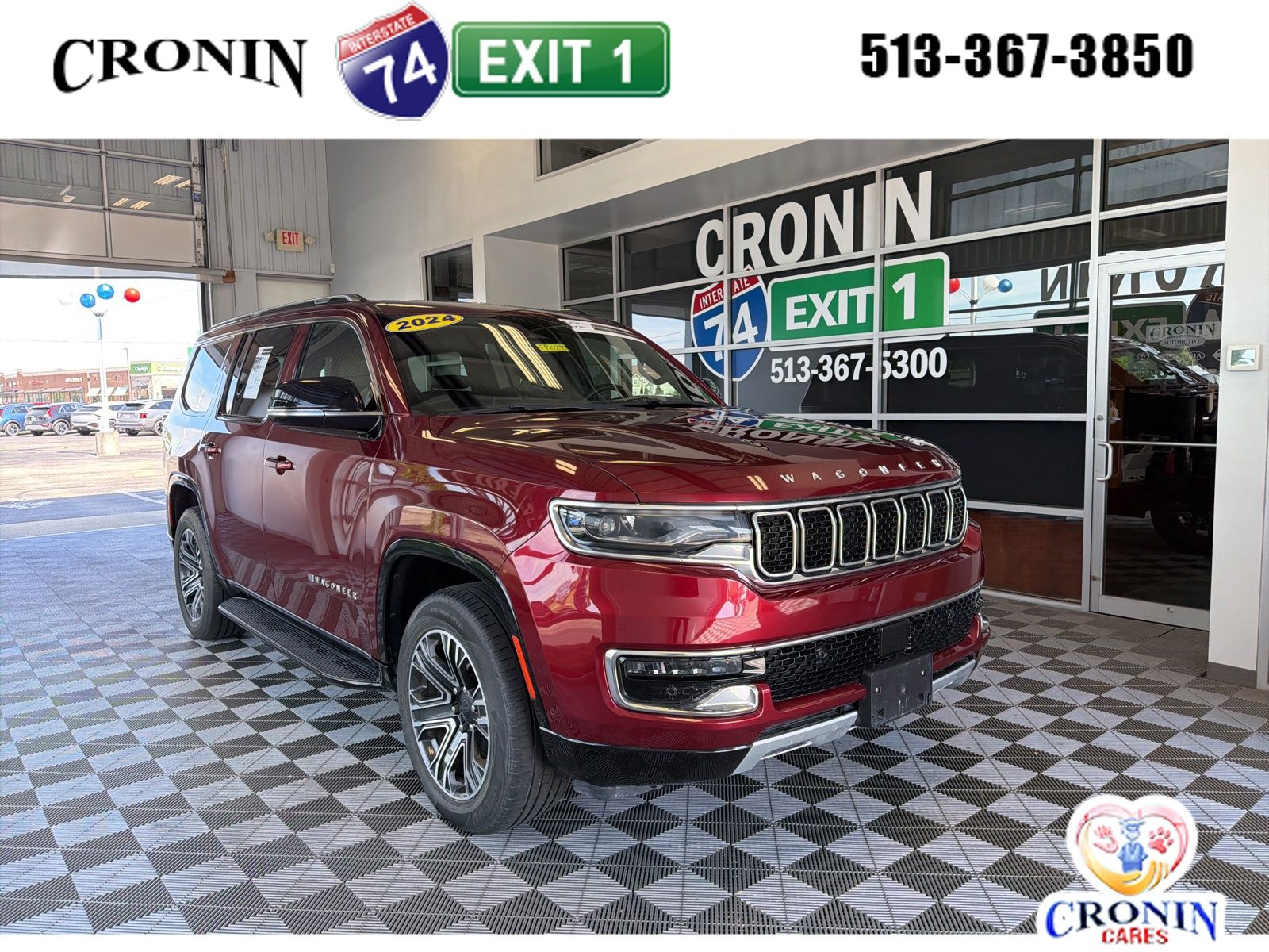 Velvet Red Pearlcoat 2024 Jeep Wagoneer SUV / Crossover Four-Wheel Drive 8-Speed Automatic