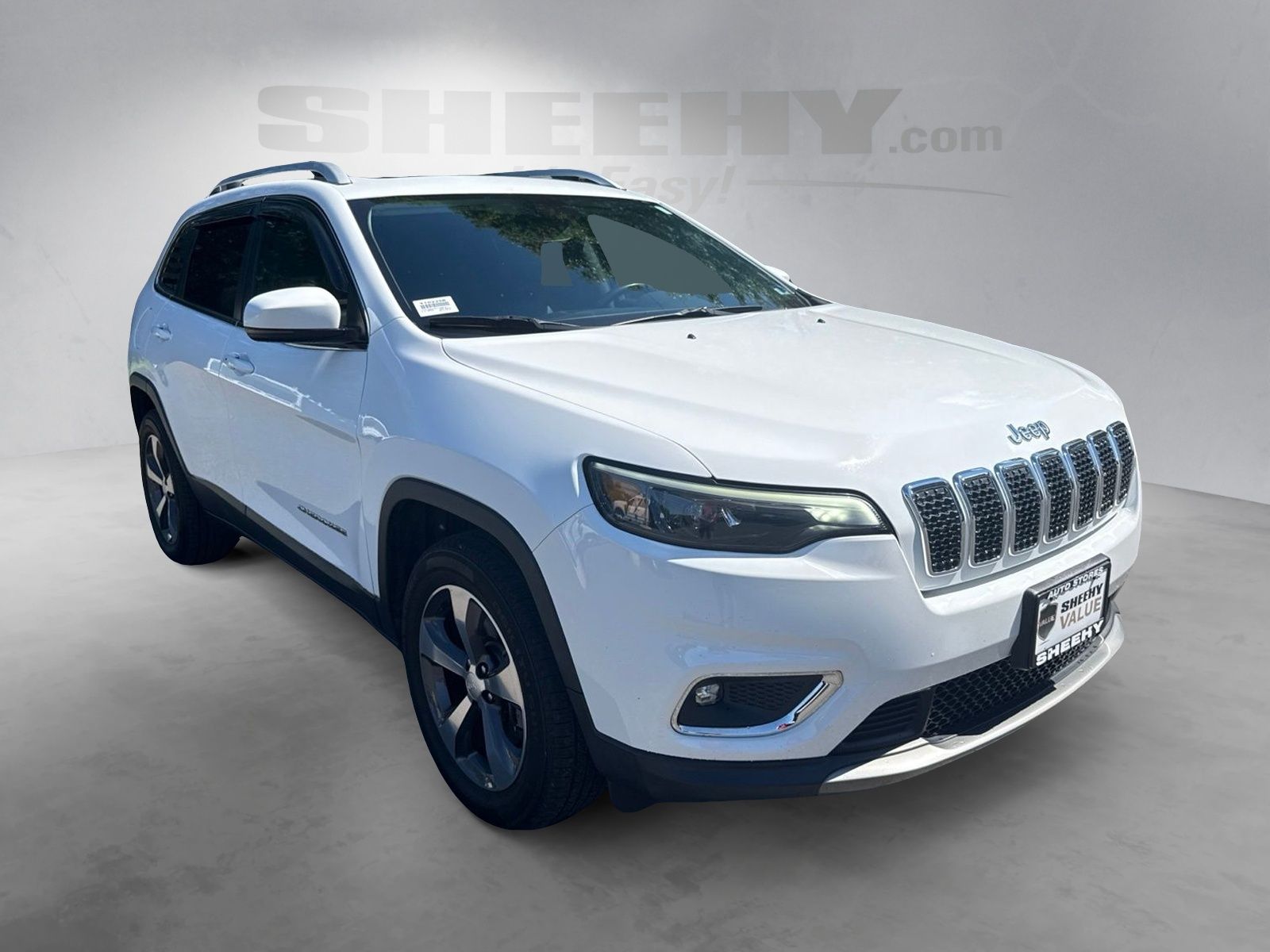 Used 2019 Bright White Clearcoat Jeep Limited image 2