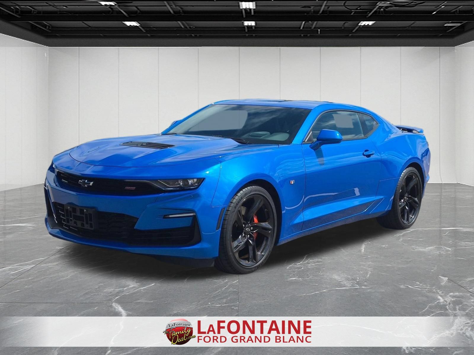 Riptide Blue 2024 Chevrolet Camaro Coupe Rear-Wheel Drive Manual