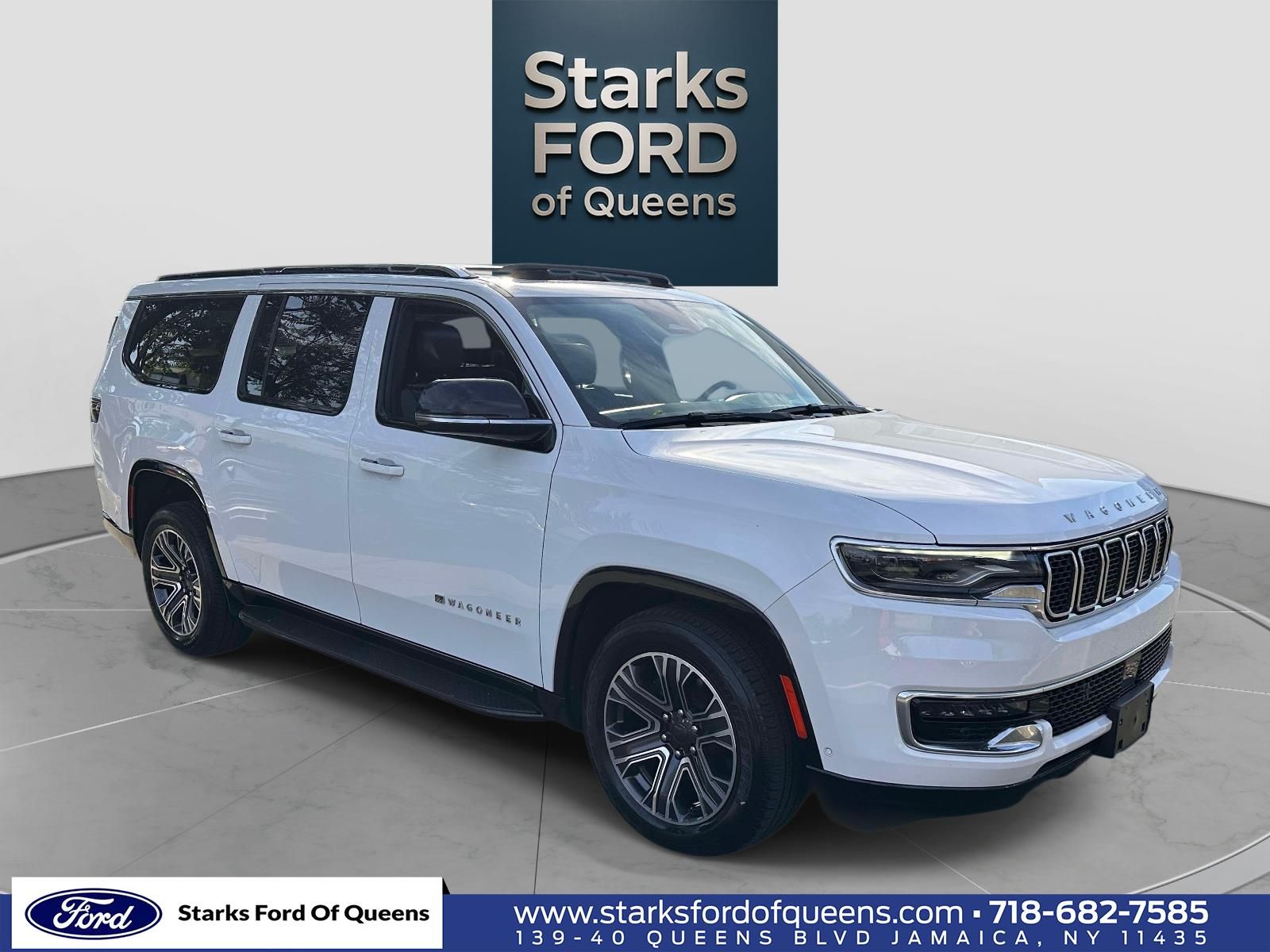 Bright White Clearcoat 2024 Jeep Wagoneer L SUV / Crossover Four-Wheel Drive 8-Speed Automatic