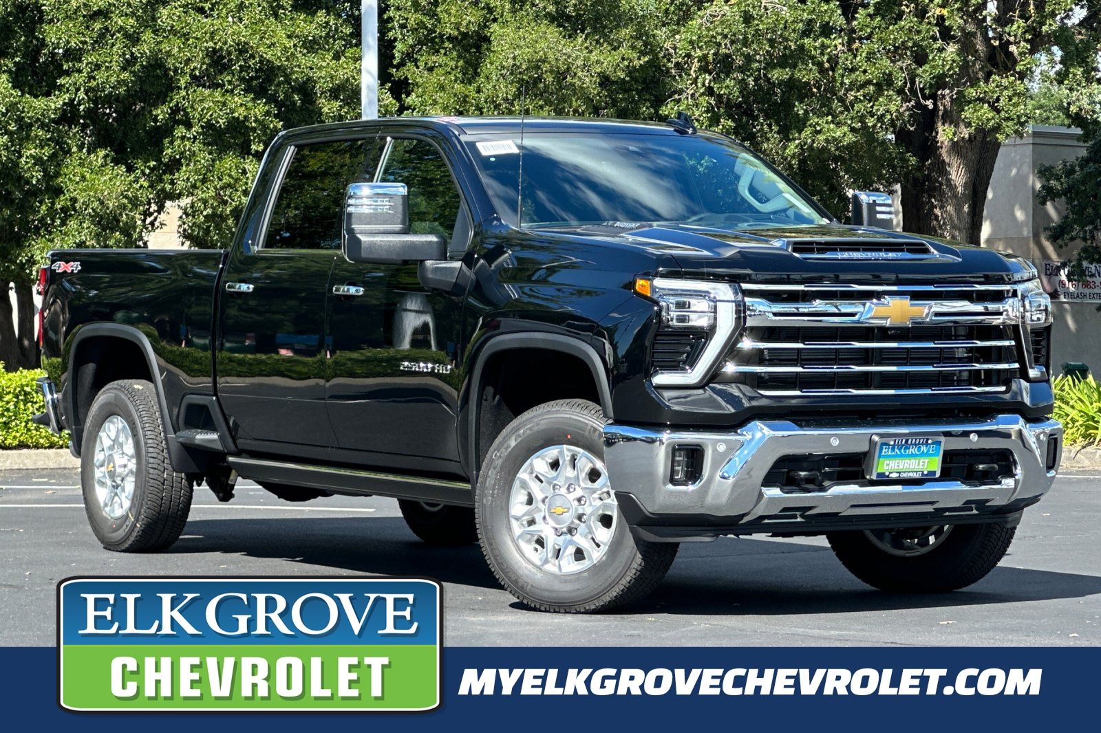 Black 2026 Chevrolet Silverado 2500HD LTZ Crew Cab 4WD Pickup Truck Four-Wheel Drive Automatic