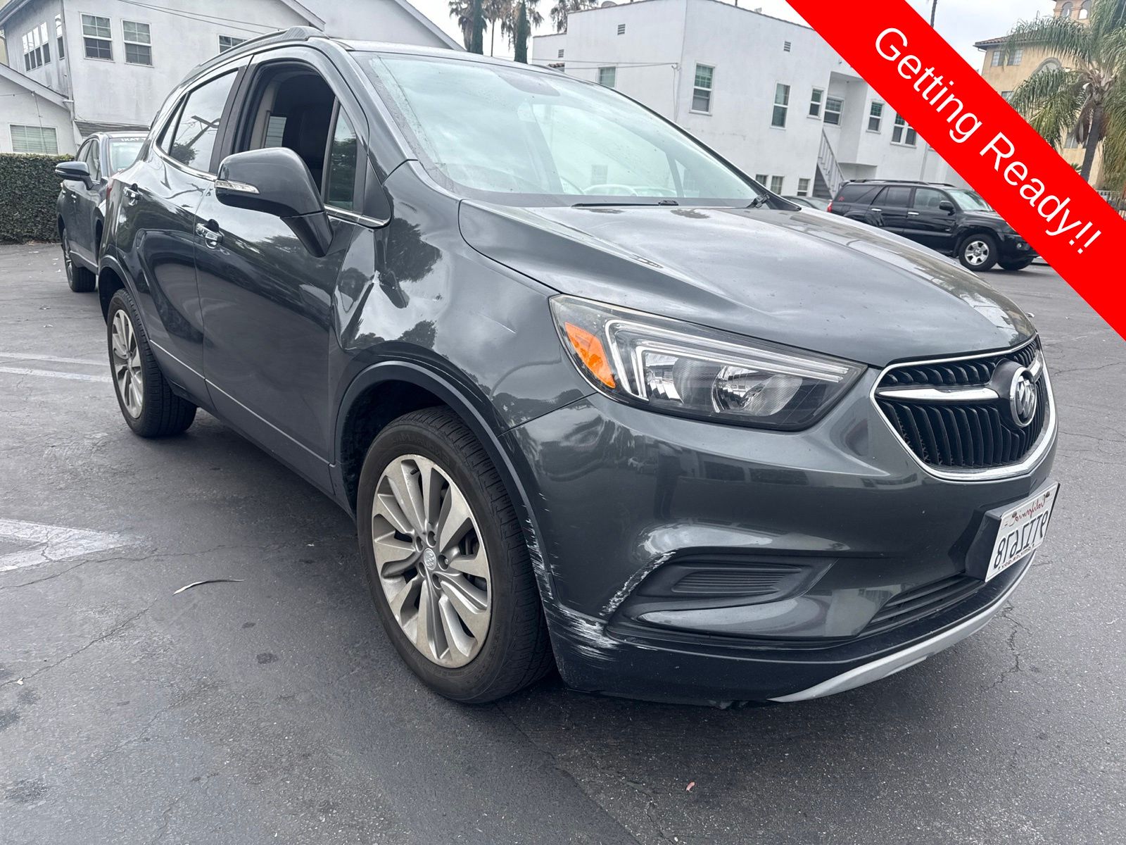 Graphite Gray Metallic 2017 Buick Encore SUV / Crossover Front-Wheel Drive 6-Speed Automatic Overdrive