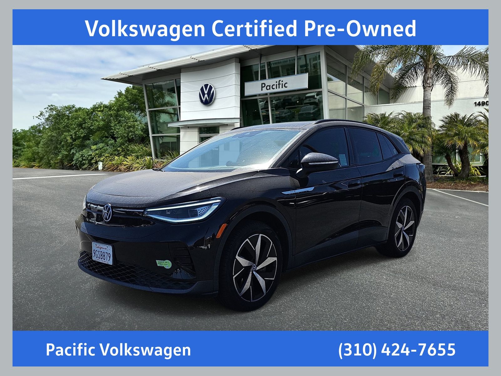 Deep Black Pearl 2023 Volkswagen ID.4 SUV / Crossover Rear-Wheel Drive Automatic