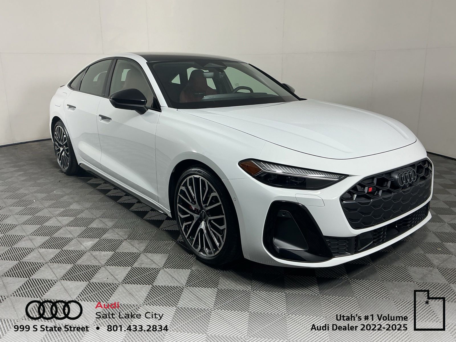 Glacier White Metallic 2026 Audi S5 Sedan All-Wheel Drive 7-Speed Automatic