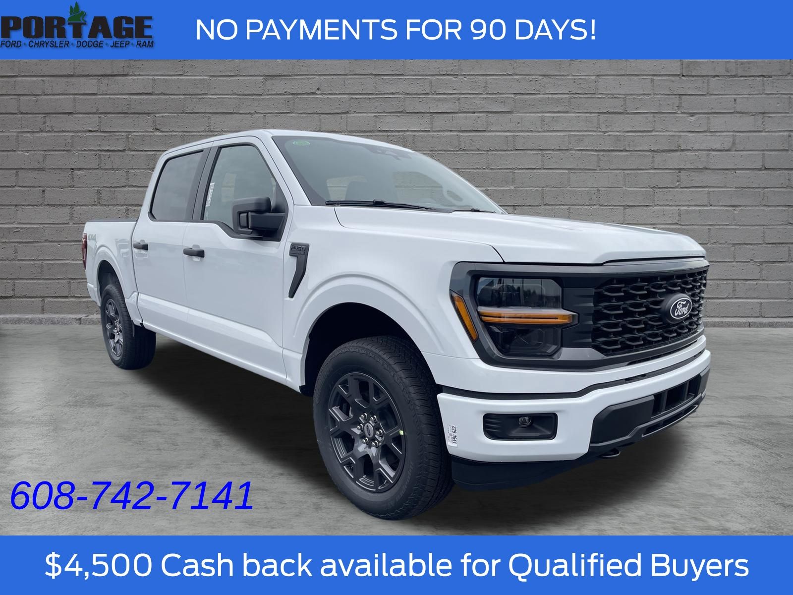Oxford White 2026 Ford F-150 Pickup Truck Four-Wheel Drive Automatic