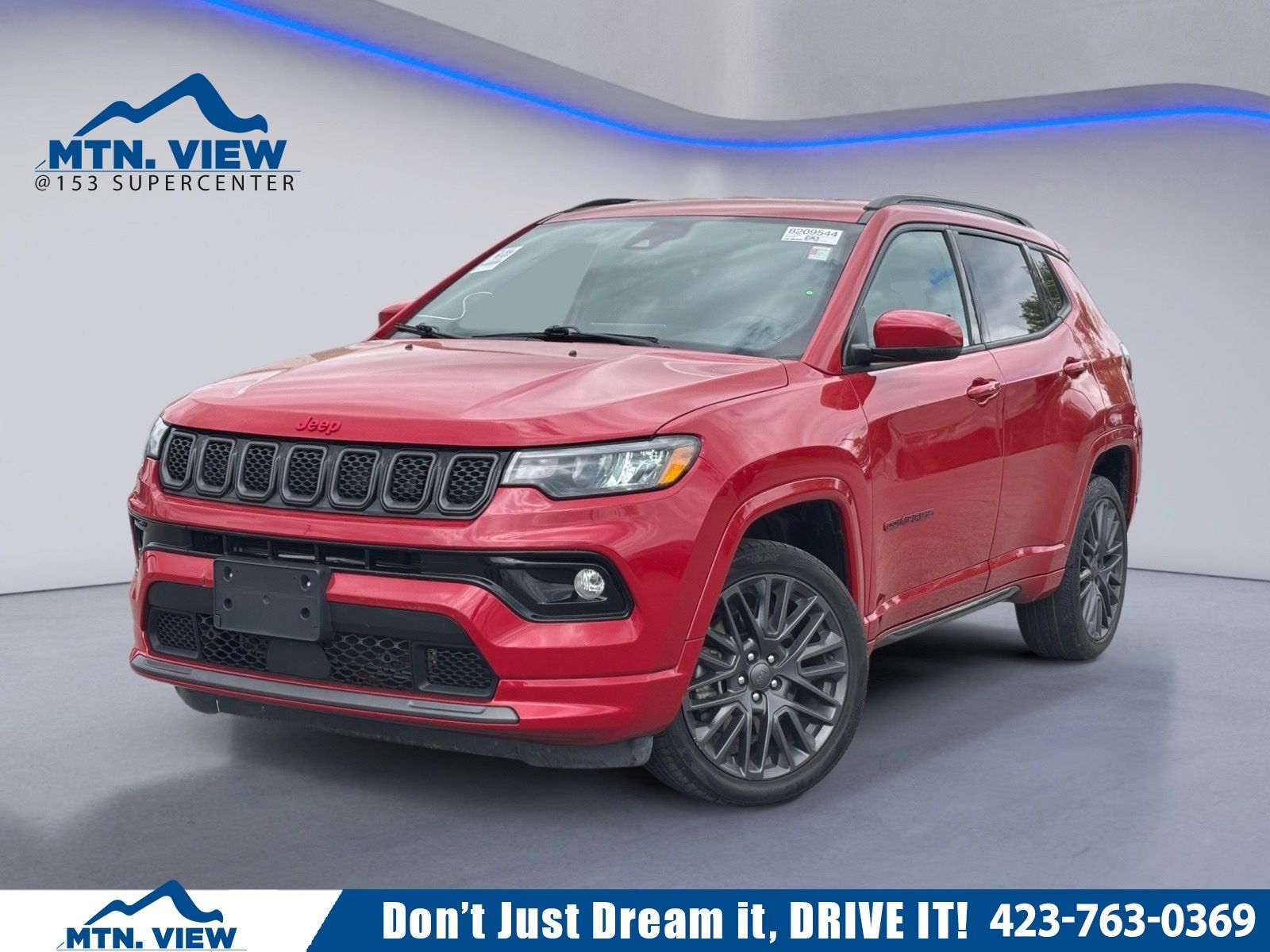 Redline Pearlcoat 2023 Jeep Compass (Red) Edition 4WD SUV / Crossover Four-Wheel Drive 8-Speed Automatic