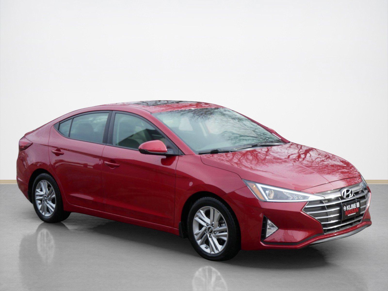 Scarlet Red Pearl 2020 Hyundai Elantra Value Edition FWD Sedan Front-Wheel Drive Continuously Variable Transmission