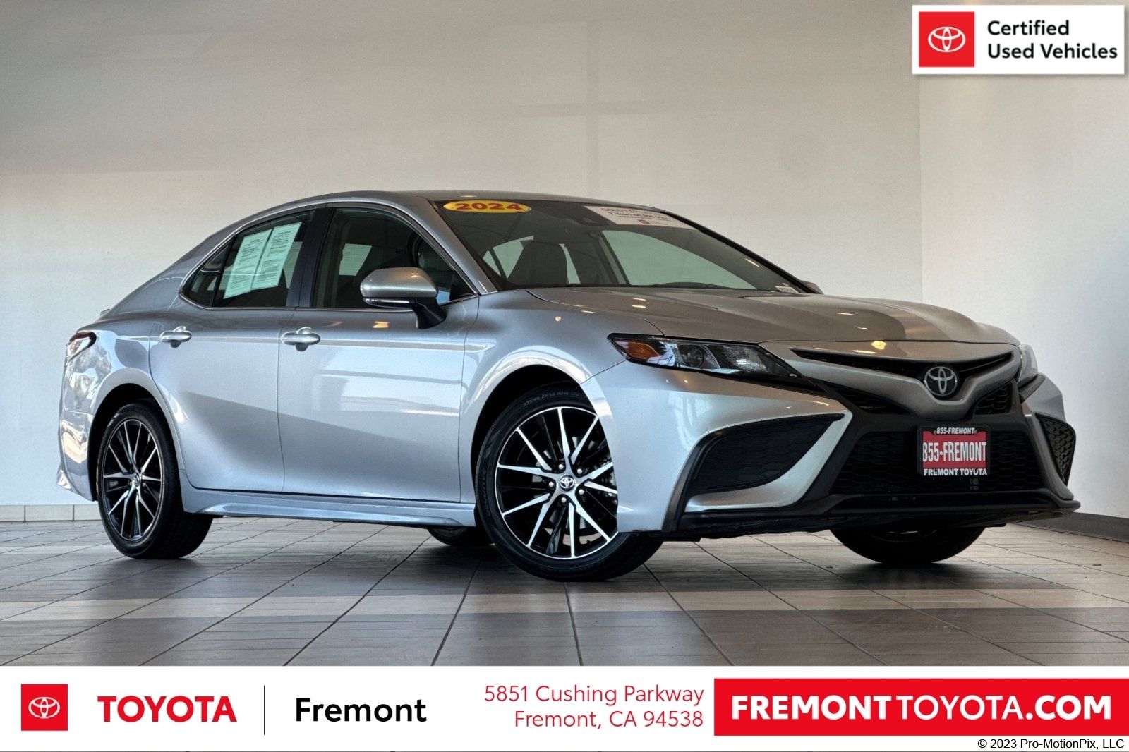 Celestial Silver Metallic 2024 Toyota Camry SE FWD Sedan Front-Wheel Drive 8-Speed Automatic