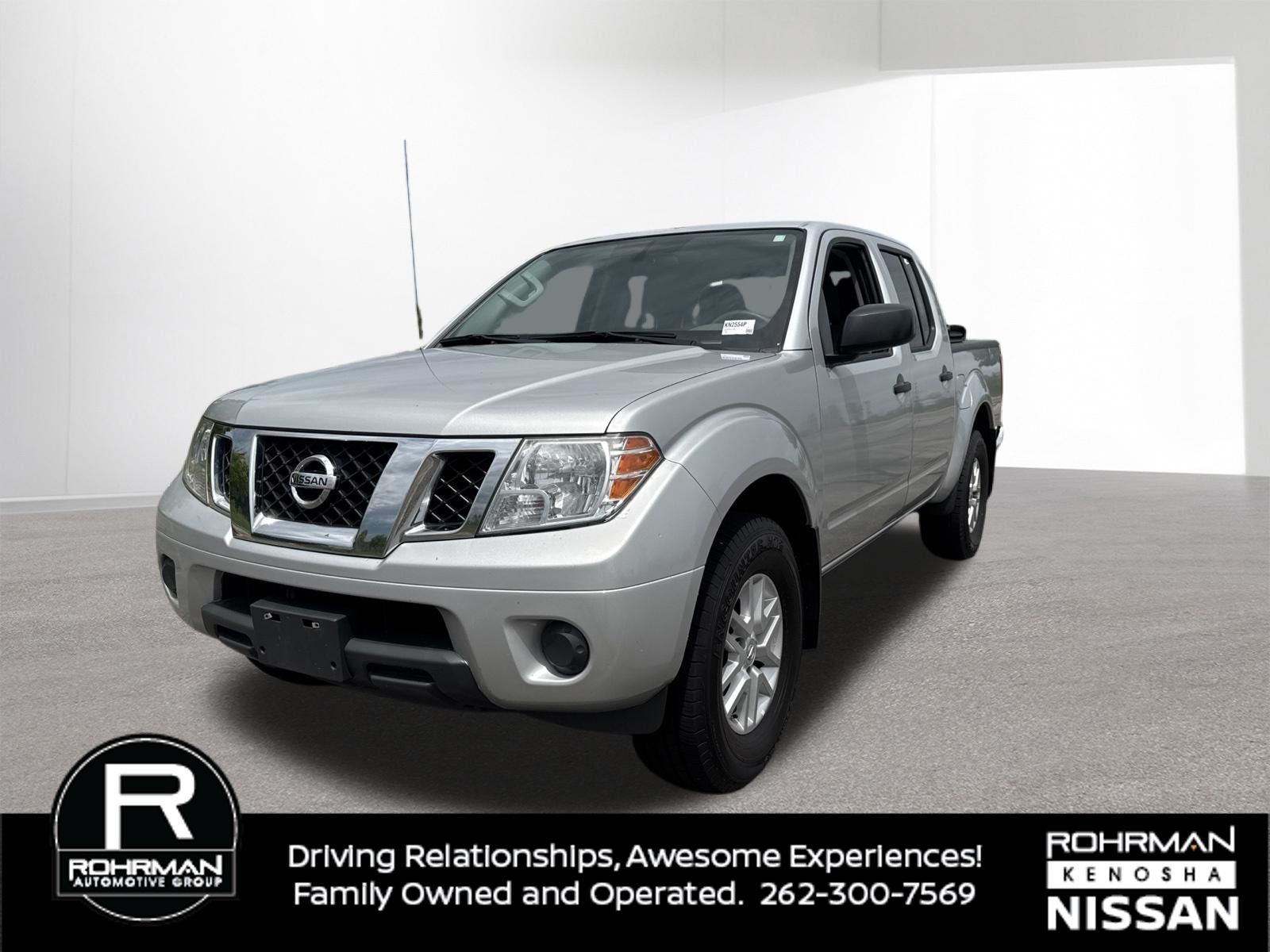 Brilliant Silver 2018 Nissan Frontier Pickup Truck Four-Wheel Drive 5-Speed Automatic Overdrive