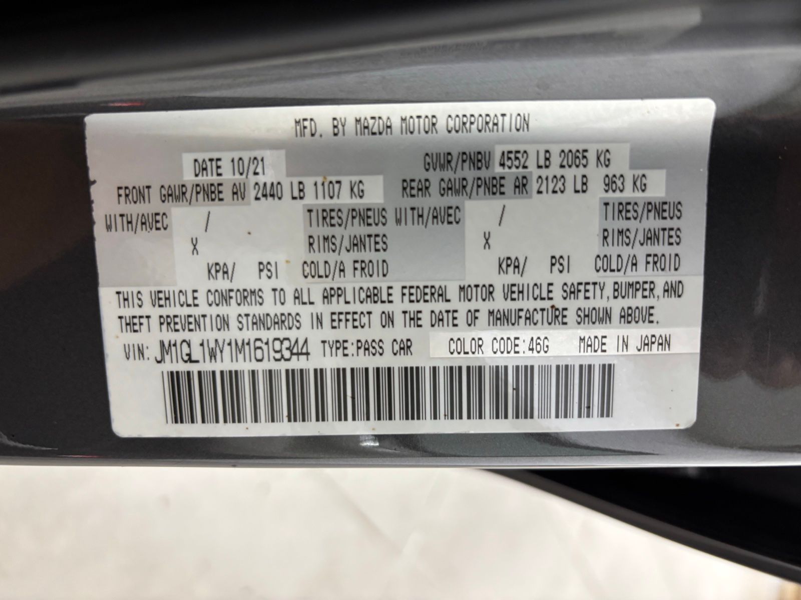 Used Car 2021 Mazda Mazda6  Grand Touring Reserve For Sale Under $25,000 In Austin, Texas