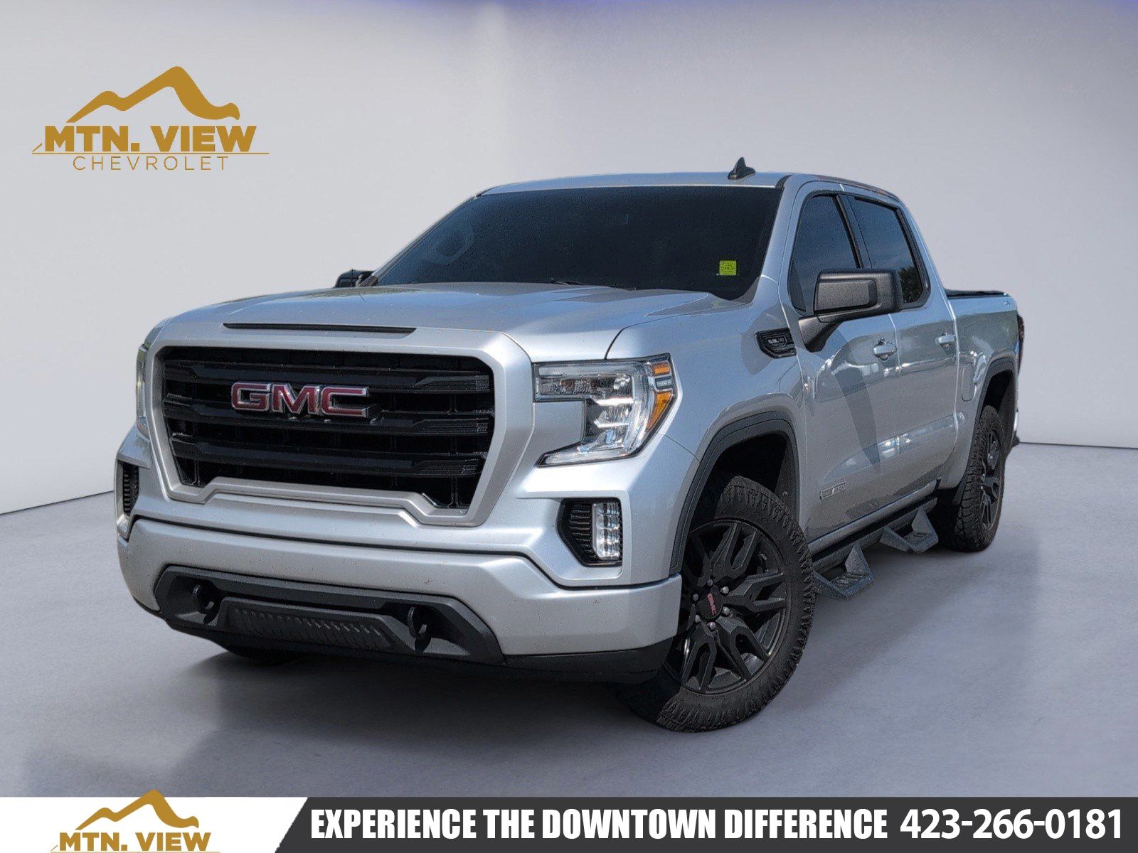 Quicksilver Metallic 2020 GMC Sierra 1500 Elevation Crew Cab 4WD Pickup Truck Four-Wheel Drive Automatic