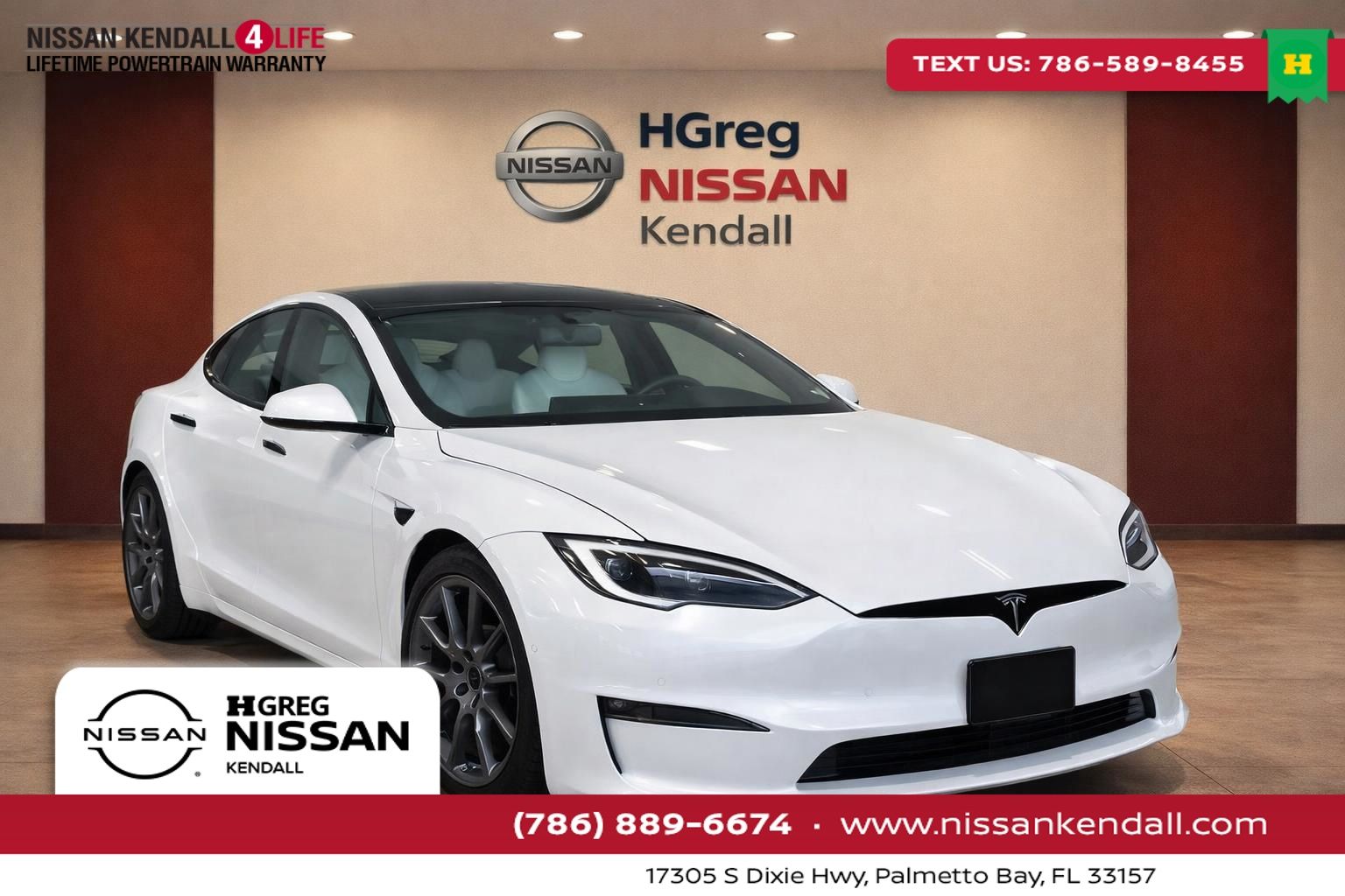 White 2023 Tesla Model S Standard Range AWD Sedan All-Wheel Drive 1-Speed Automatic