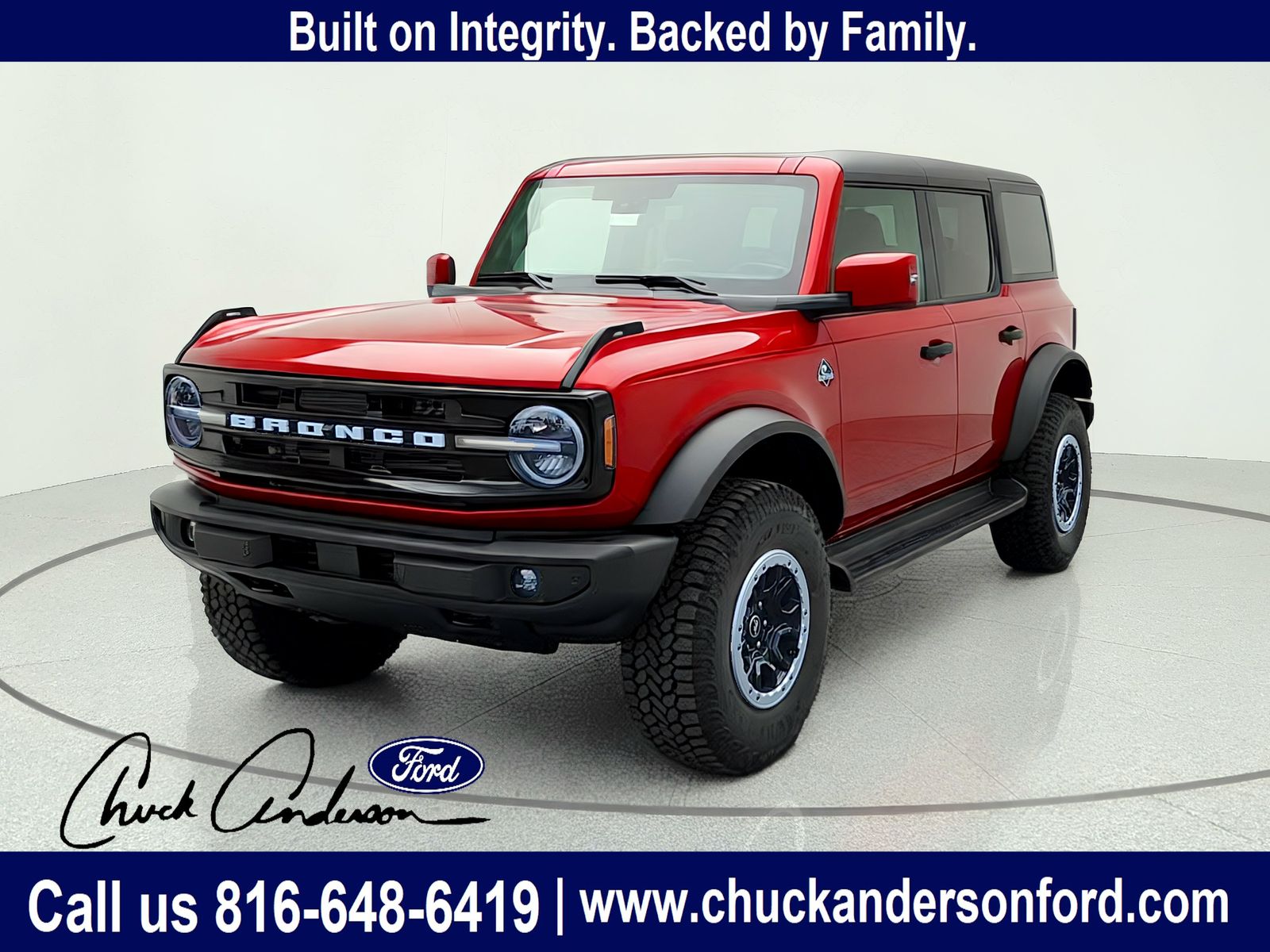 Ruby Red Metallic Tinted Clearcoat 2026 Ford Bronco SUV / Crossover Four-Wheel Drive Automatic