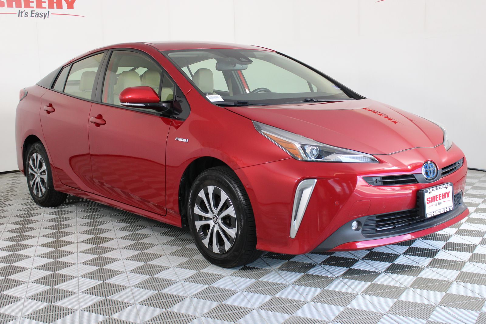 Supersonic Red 2019 Toyota Prius Hatchback All-Wheel Drive Continuously Variable Transmission