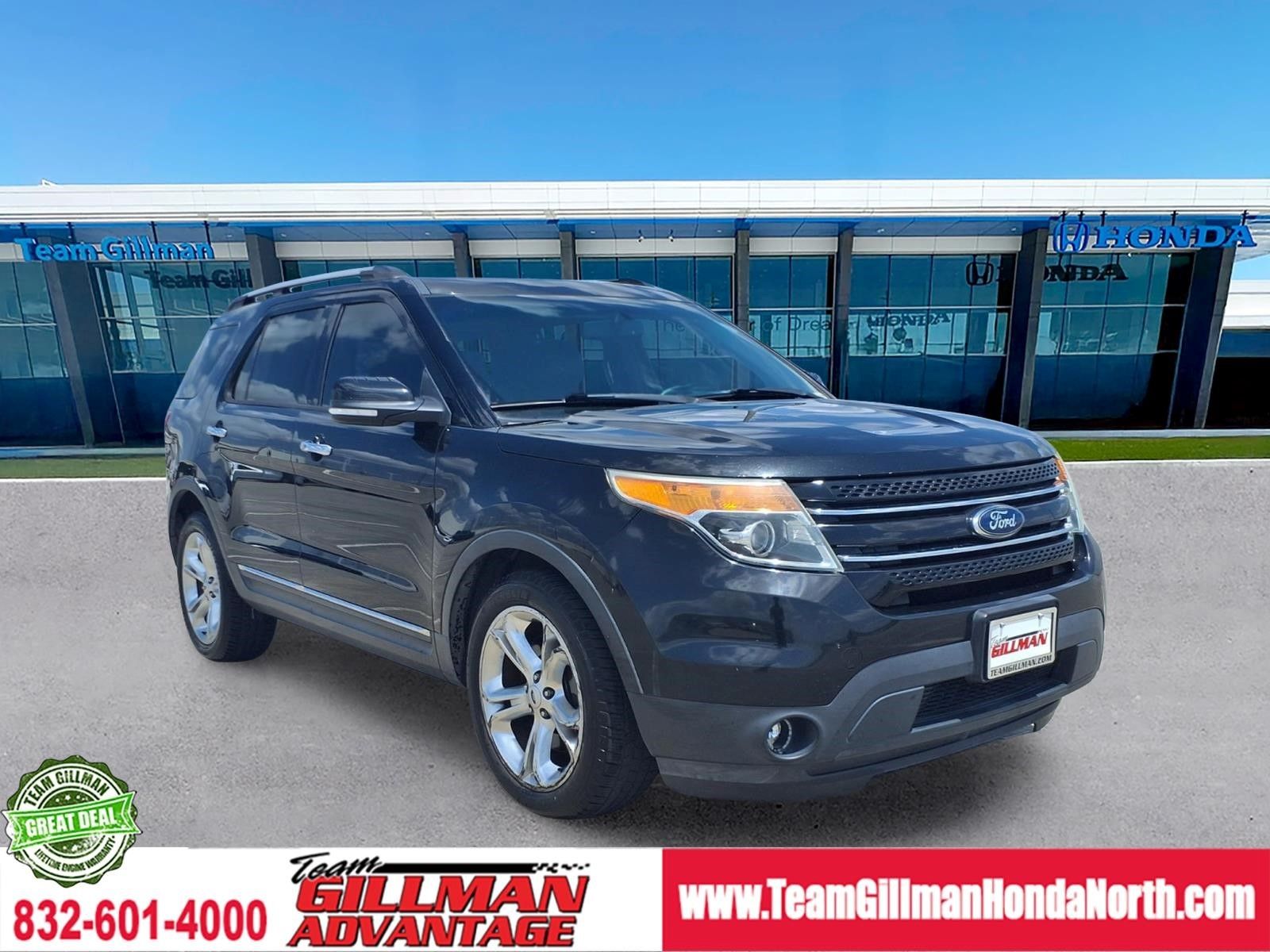 Tuxedo Black Metallic 2013 Ford Explorer SUV / Crossover Front-Wheel Drive 6-Speed Automatic
