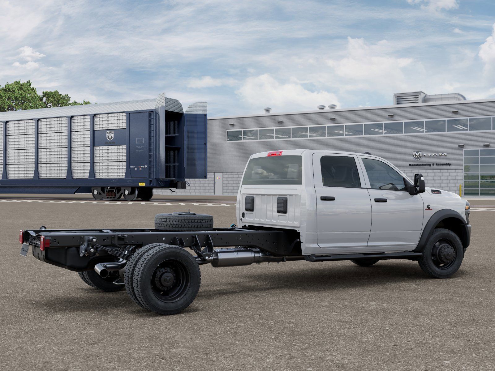 2026 Ram 5500HD Tradesman White at Texan Dodge Chrysler Jeep Ram