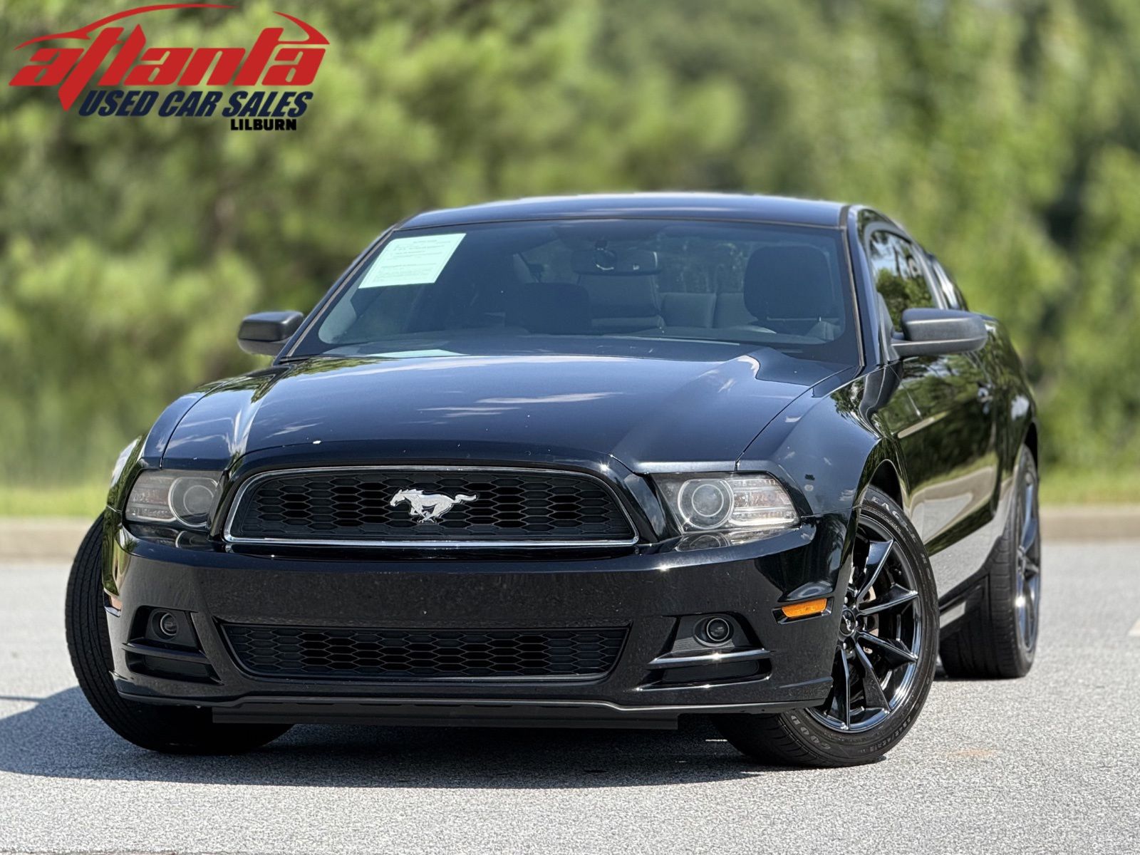 Black 2014 Ford Mustang Coupe Rear-Wheel Drive 6-Speed Automatic